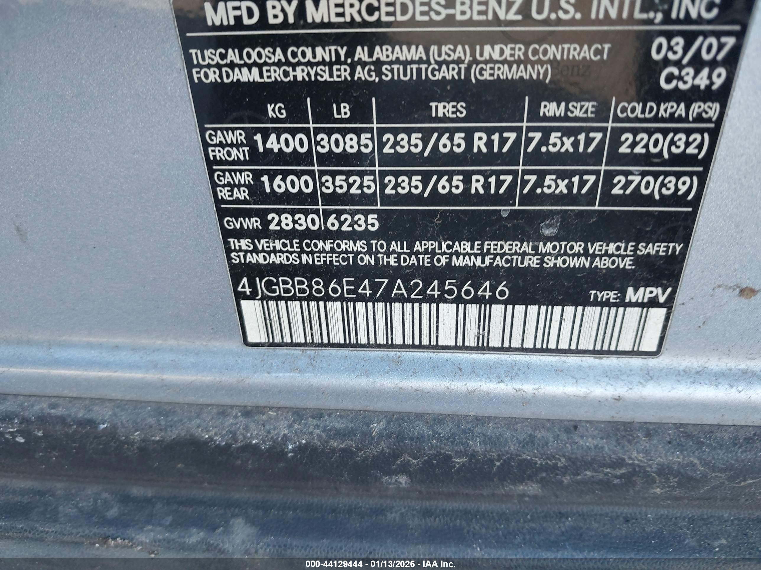 MERCEDES-BENZ ML image 9