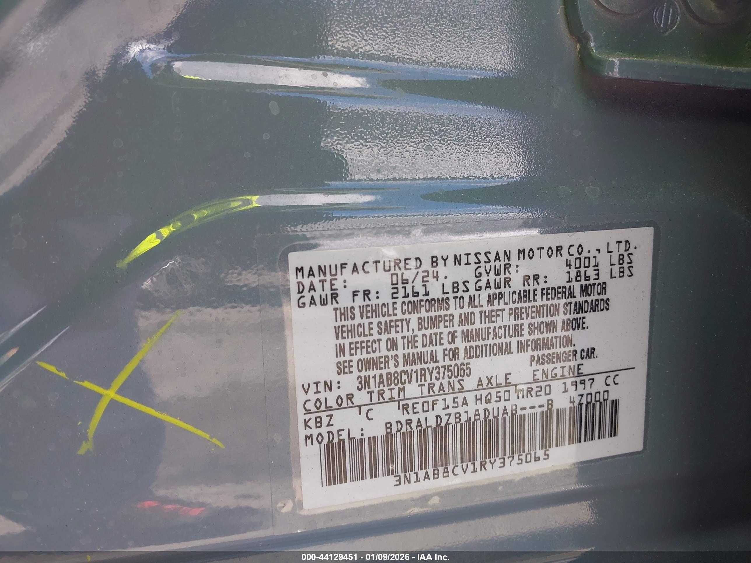 NISSAN SENTRA image 9