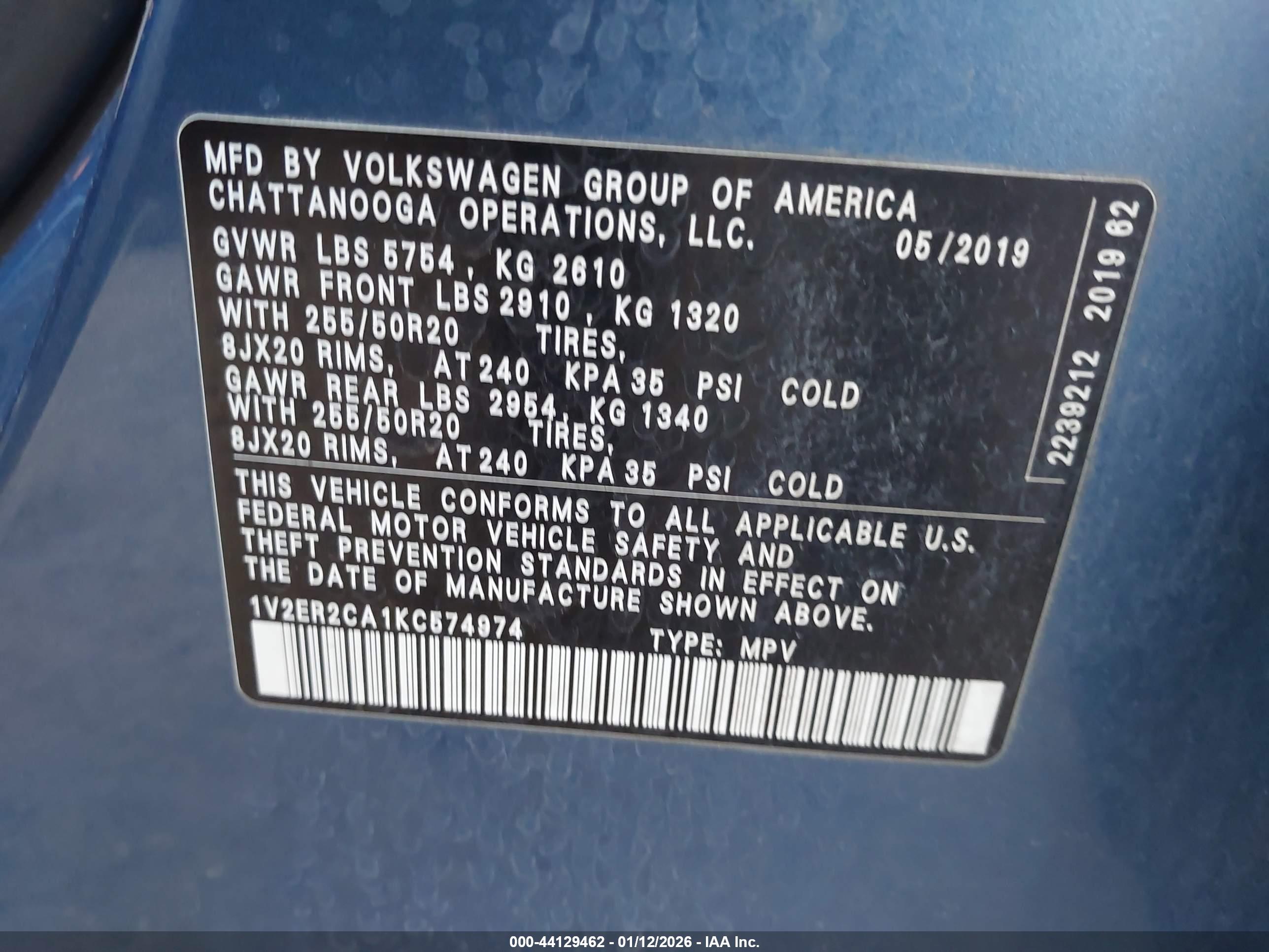 VOLKSWAGEN ATLAS image 9