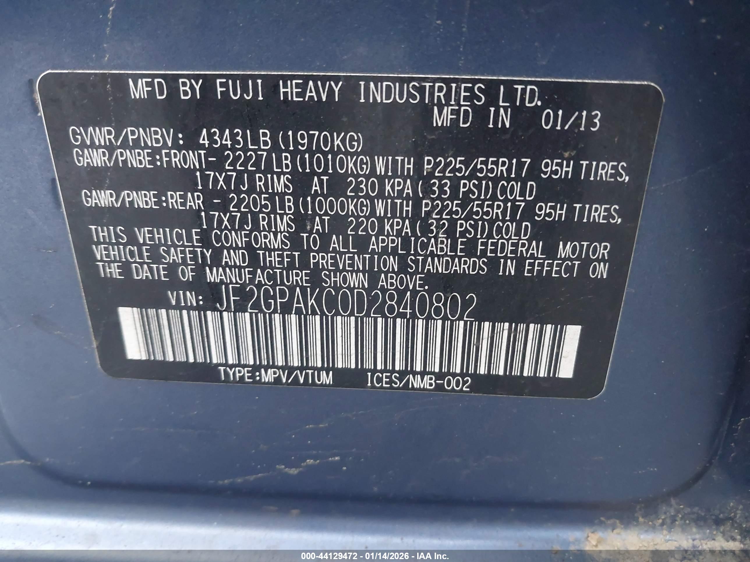 SUBARU XV image 9