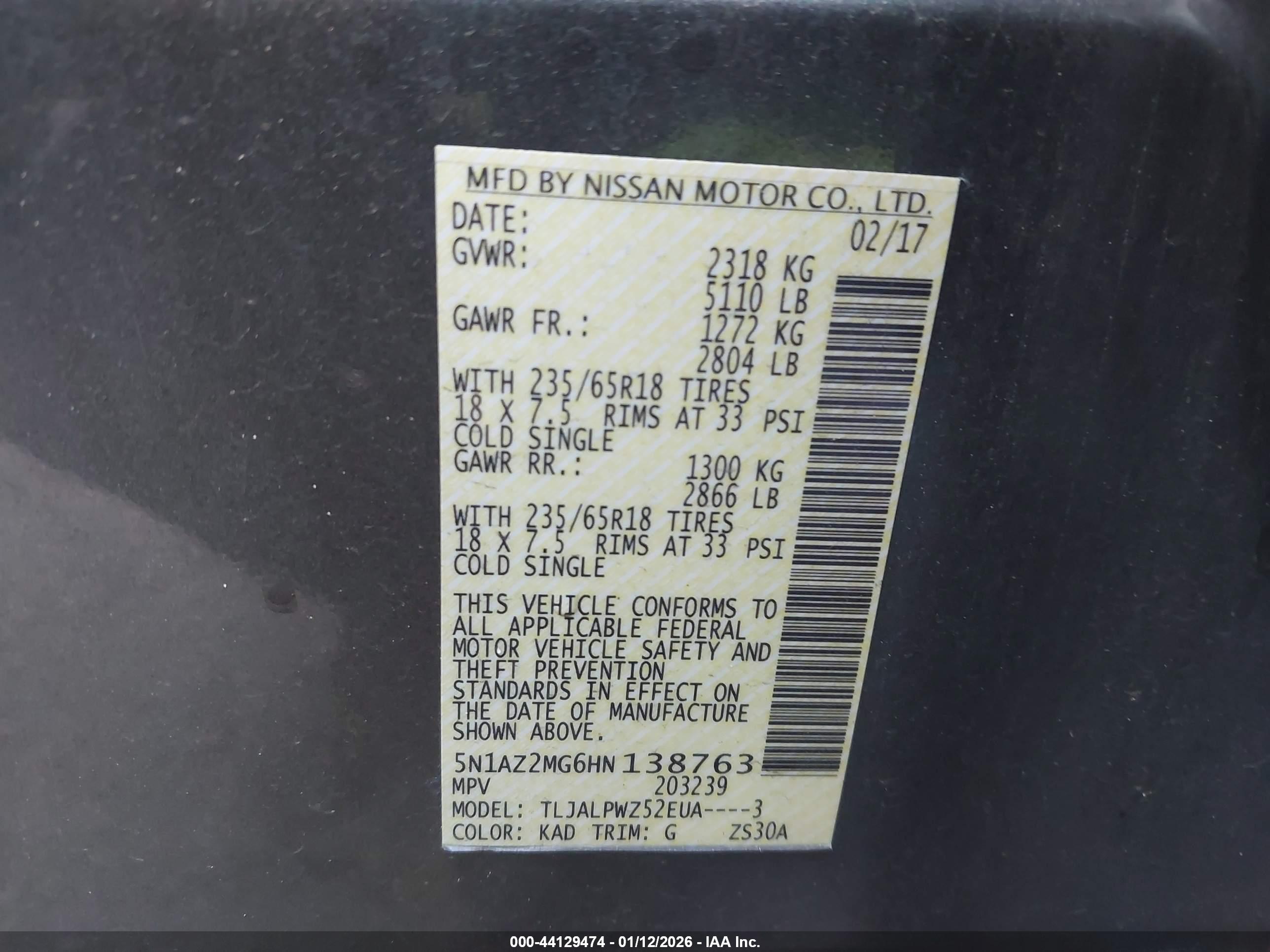 NISSAN MURANO image 9