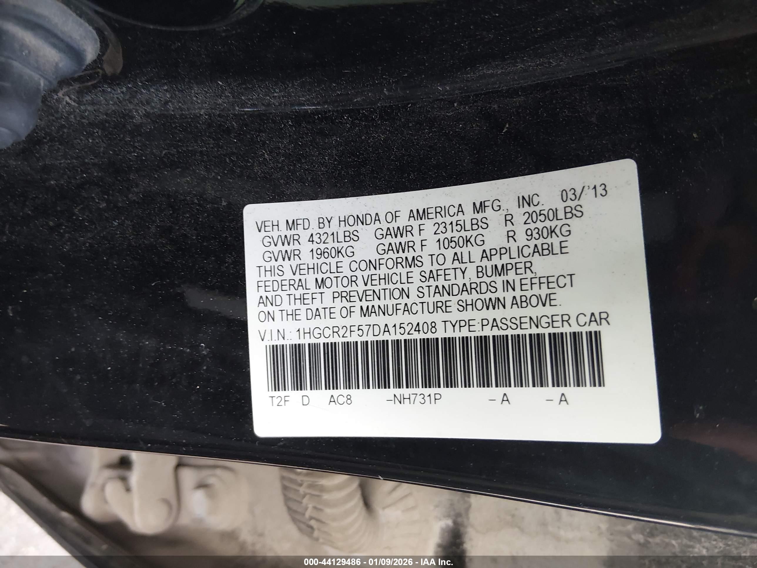 HONDA ACCORD image 9