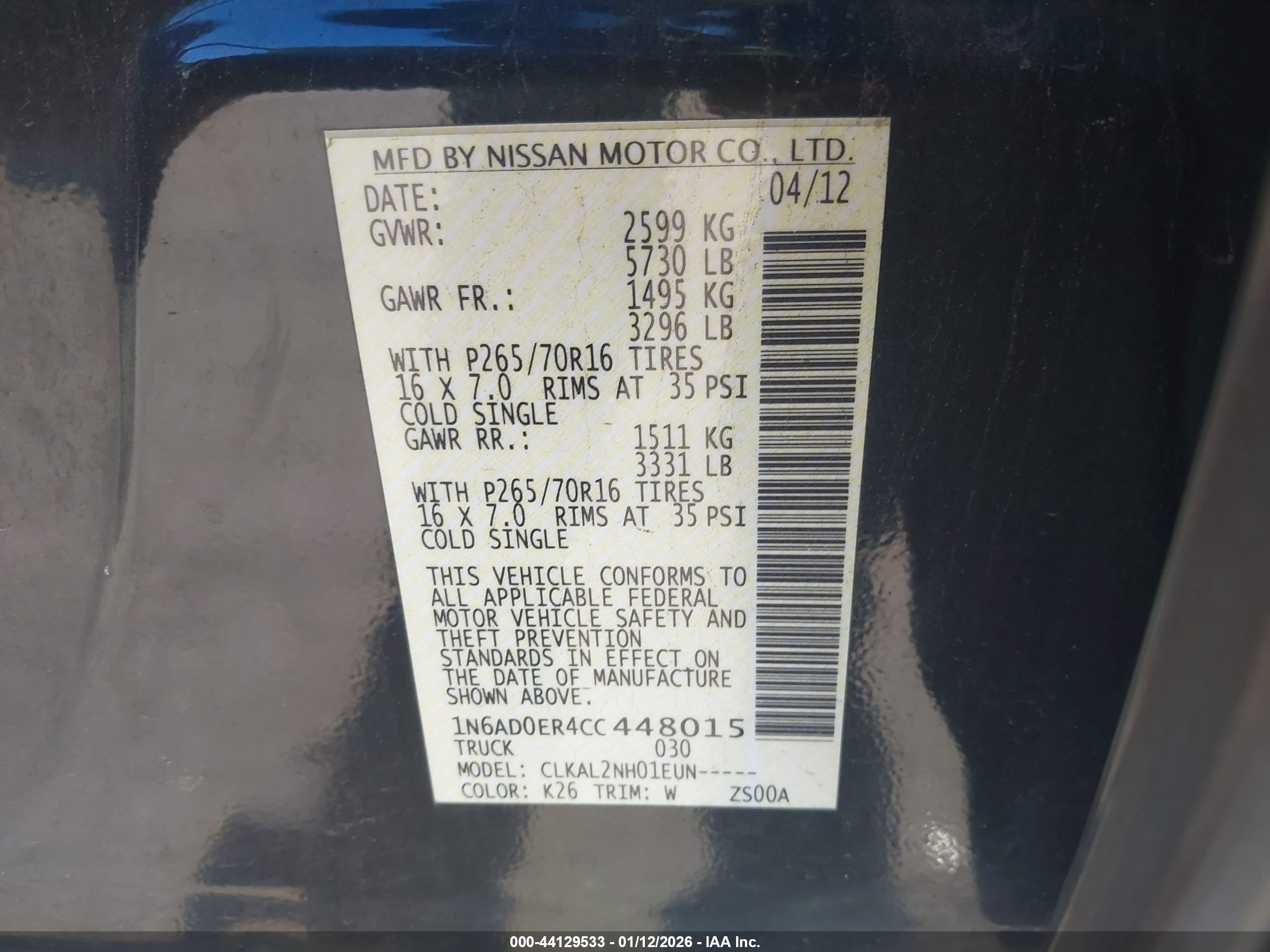 NISSAN FRONTIER image 9
