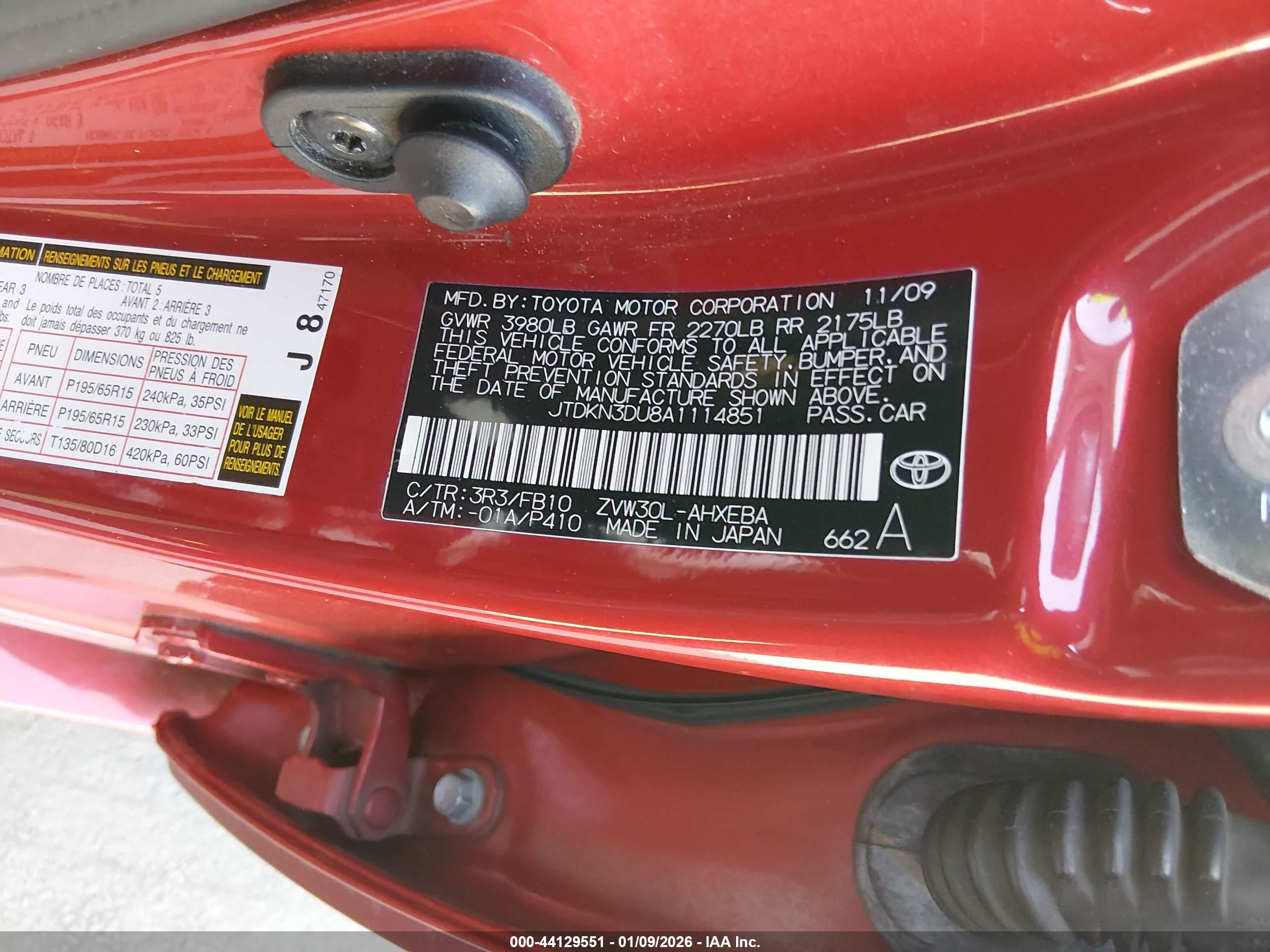 TOYOTA PRIUS image 9