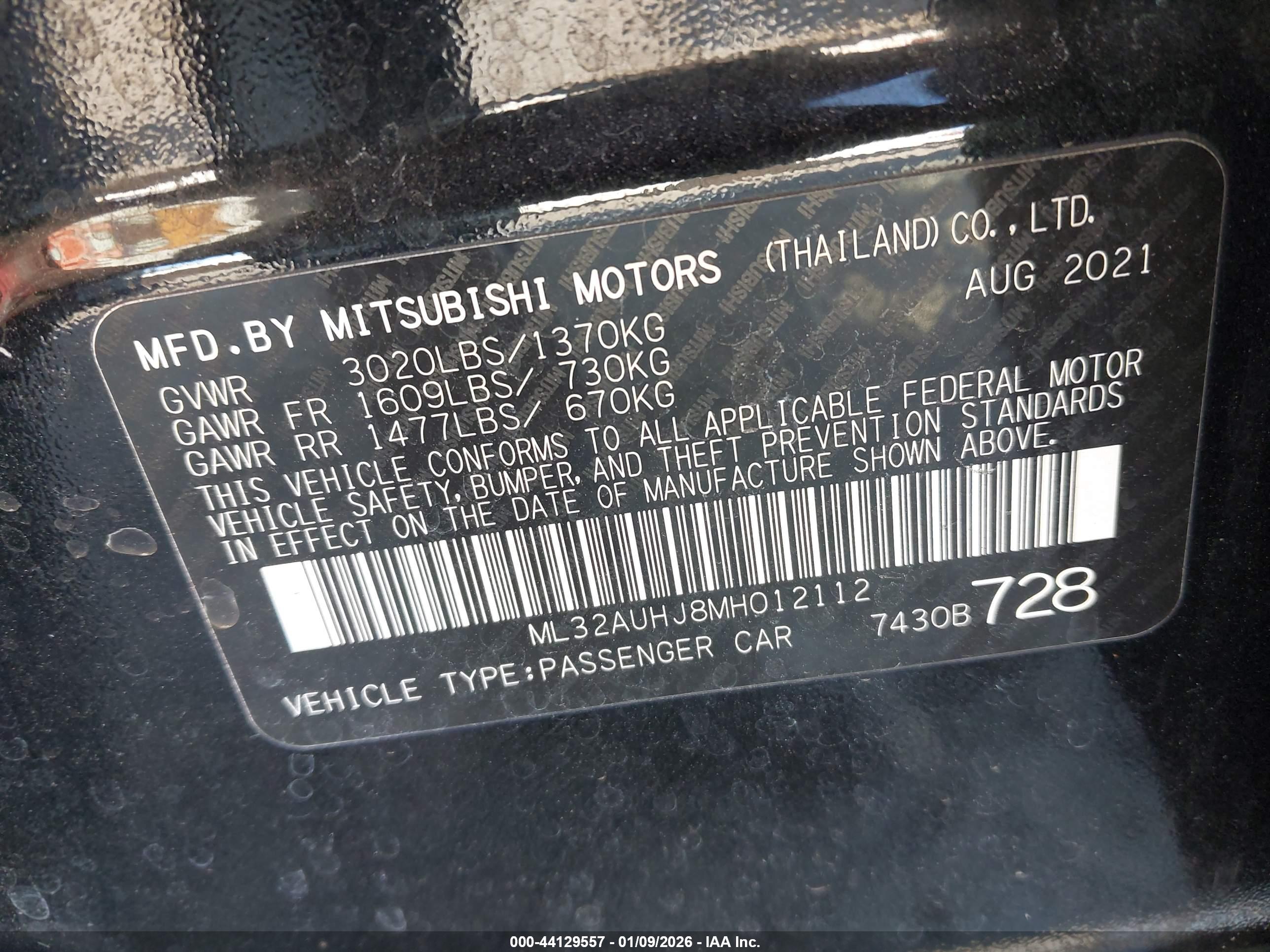 MITSUBISHI MIRAGE image 9