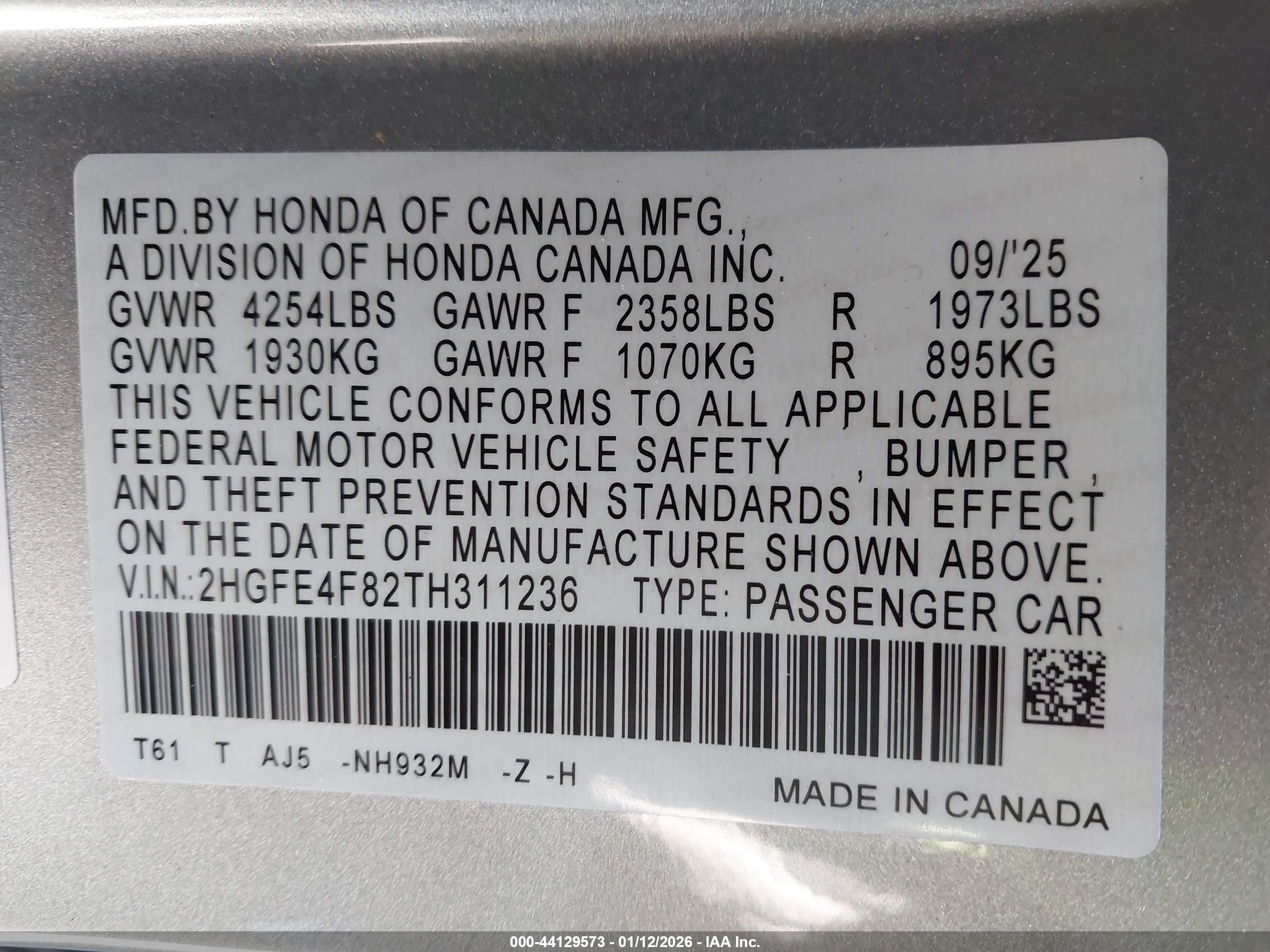 HONDA CIVIC image 9