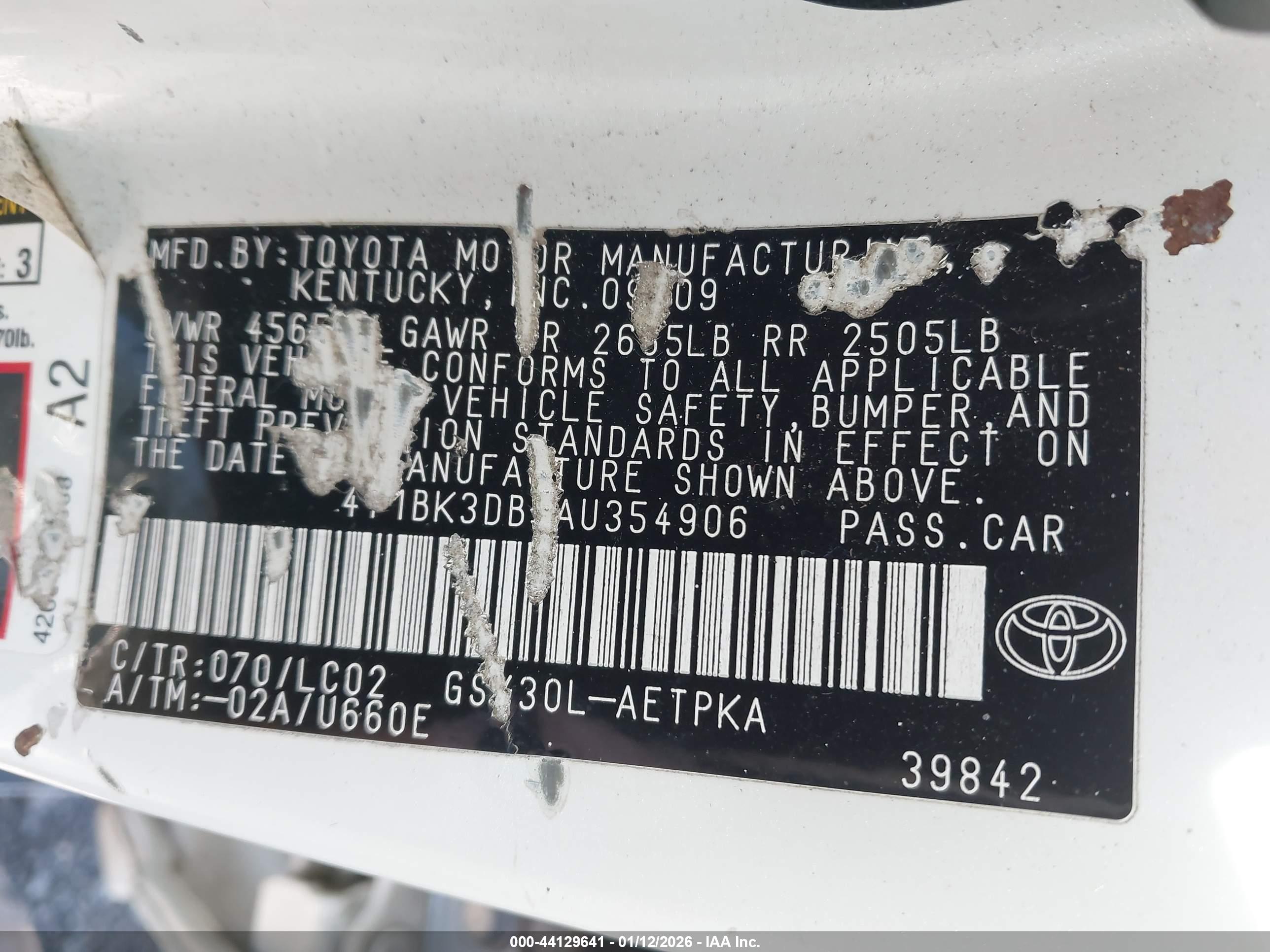 TOYOTA AVALON image 9