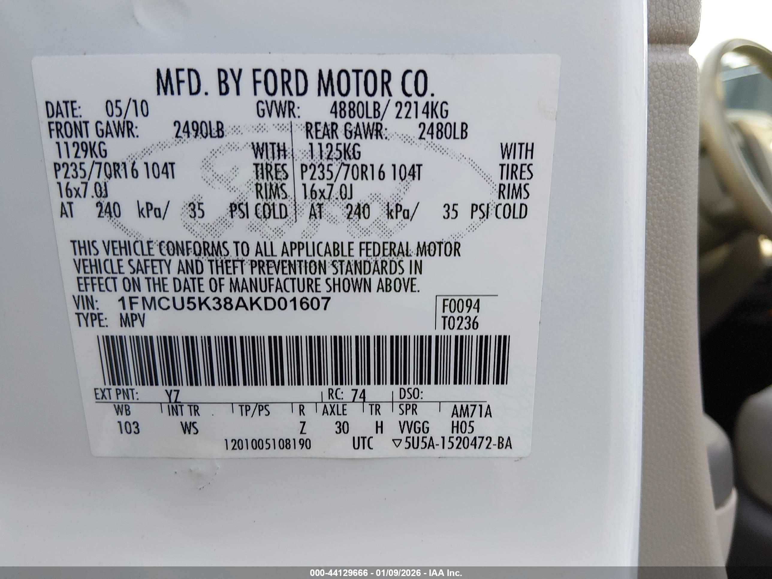 FORD ESCAPE image 9