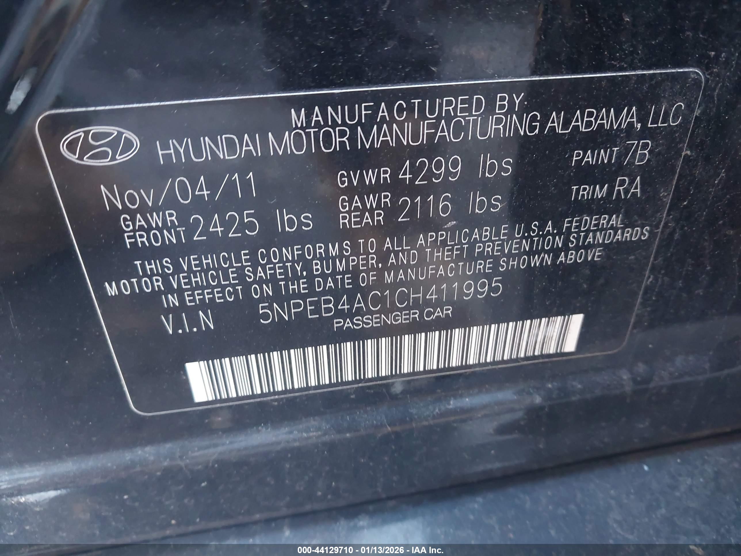 HYUNDAI SONATA image 9