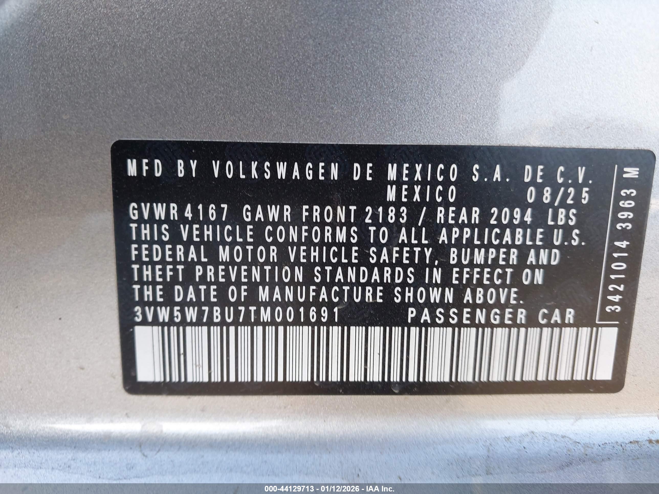 VOLKSWAGEN JETTA image 9