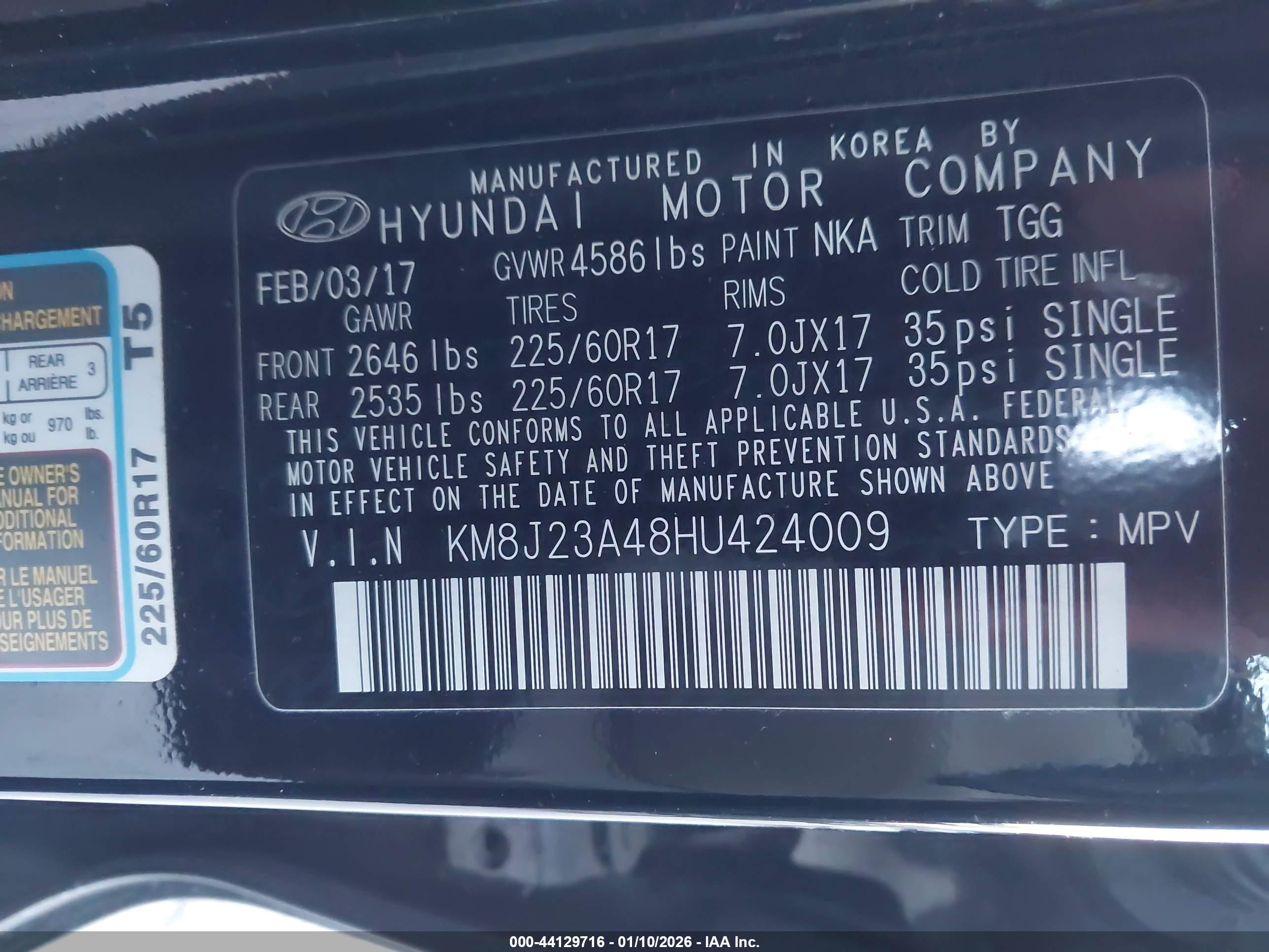 HYUNDAI TUCSON image 9