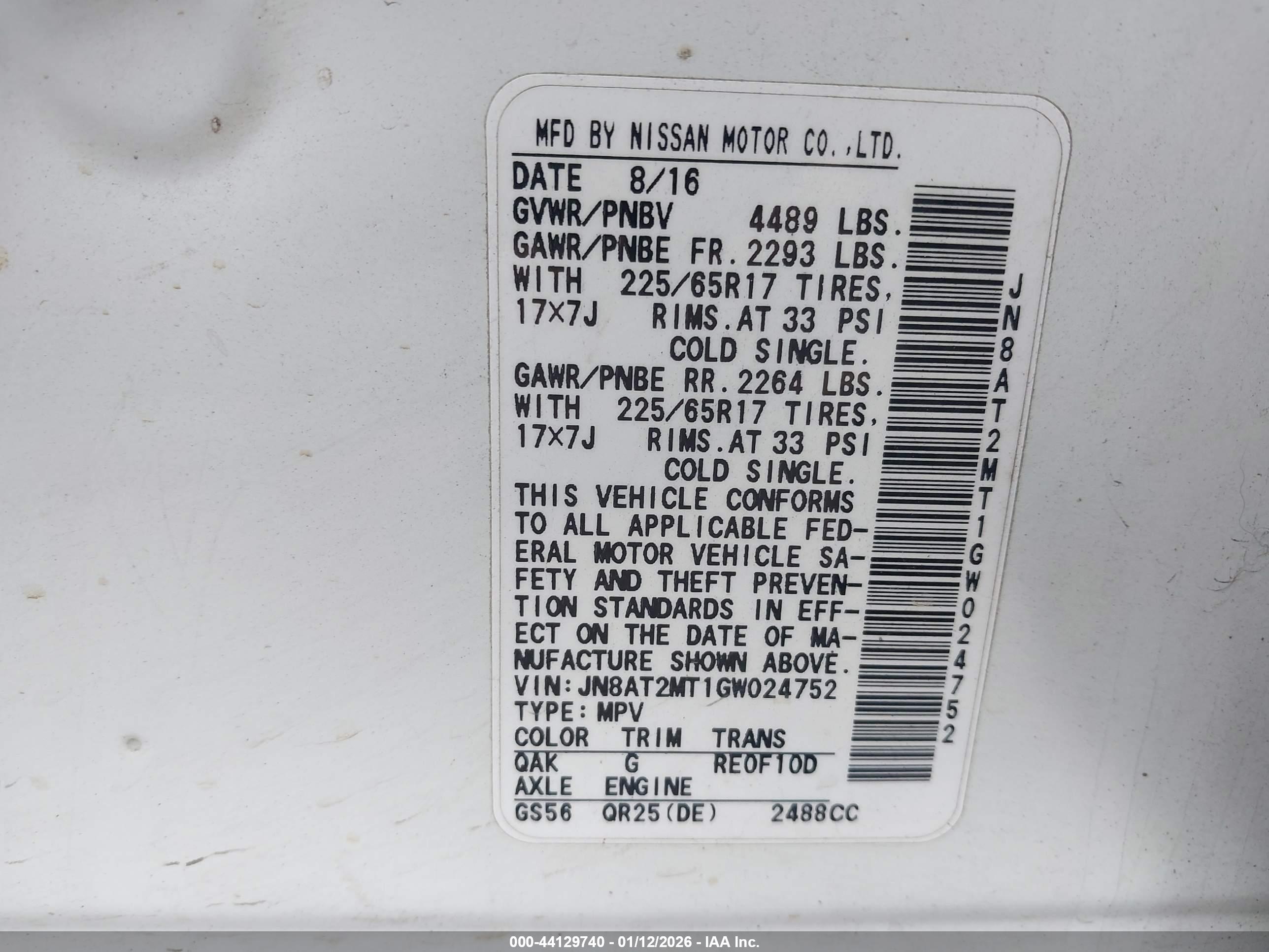 NISSAN ROGUE image 9