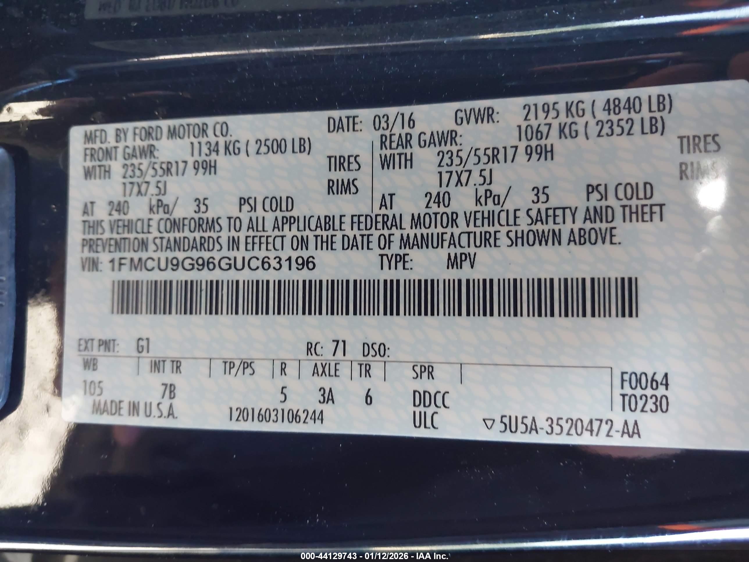 FORD ESCAPE image 9