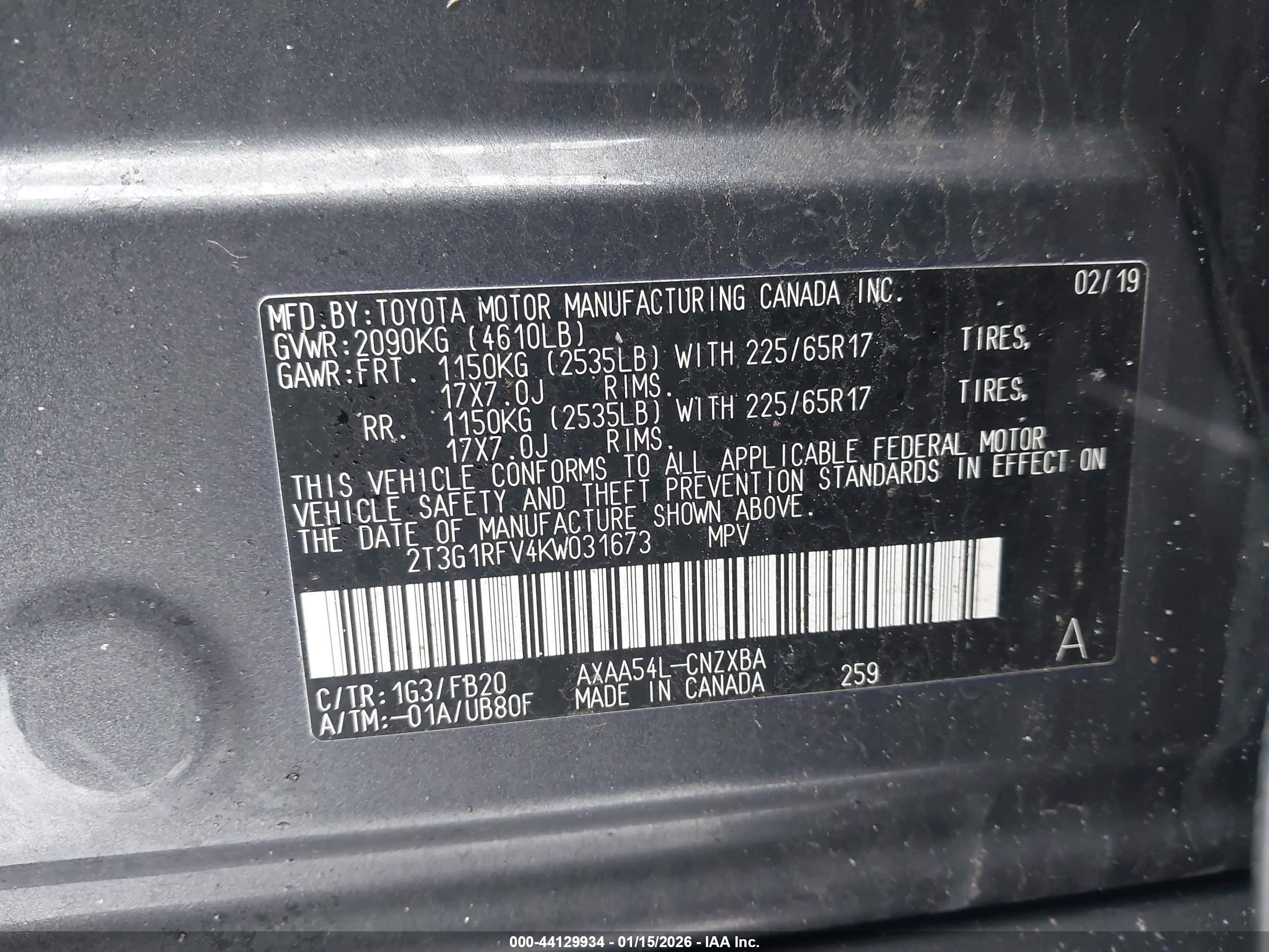 TOYOTA RAV4 image 9
