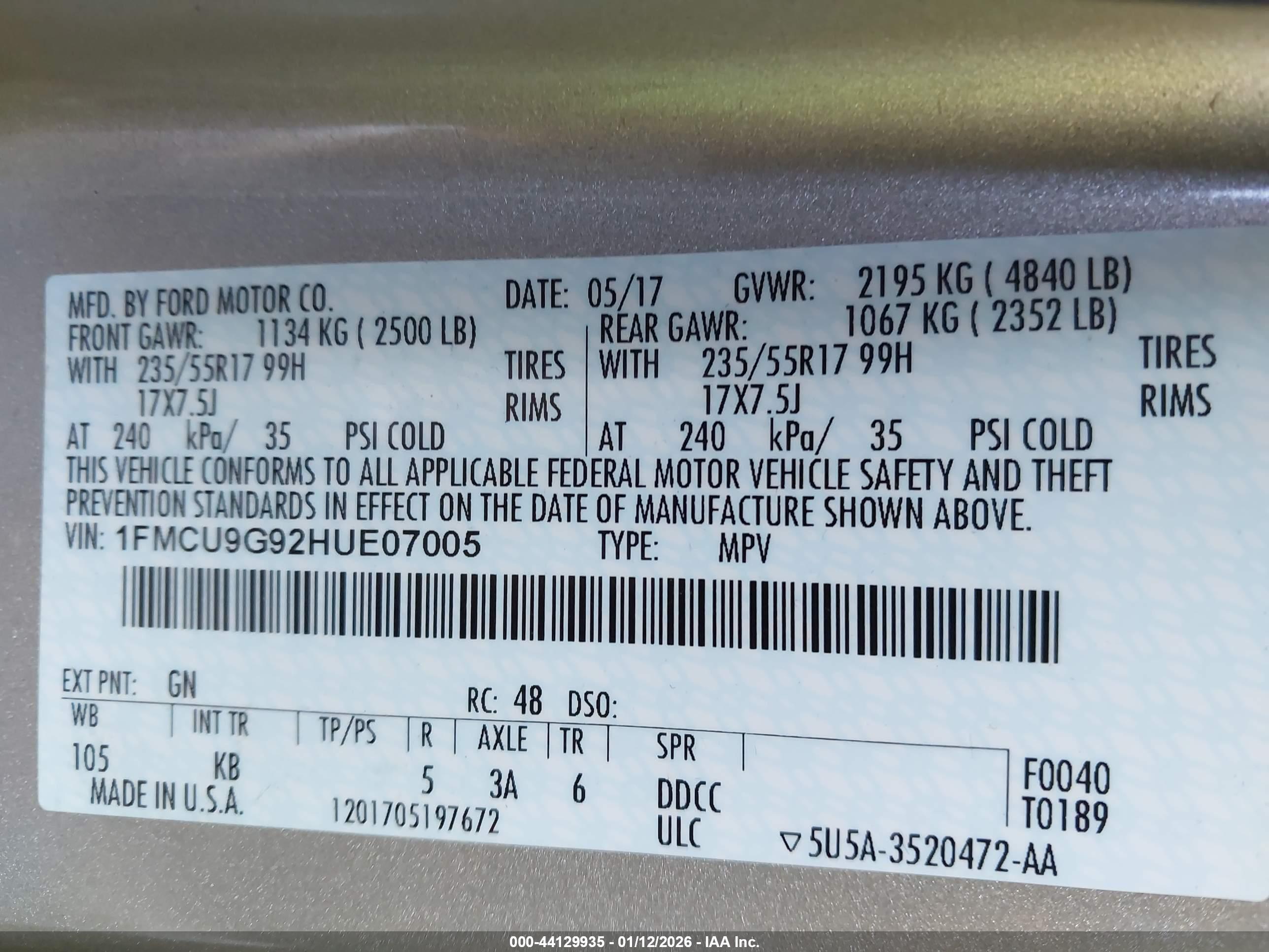 FORD ESCAPE image 9
