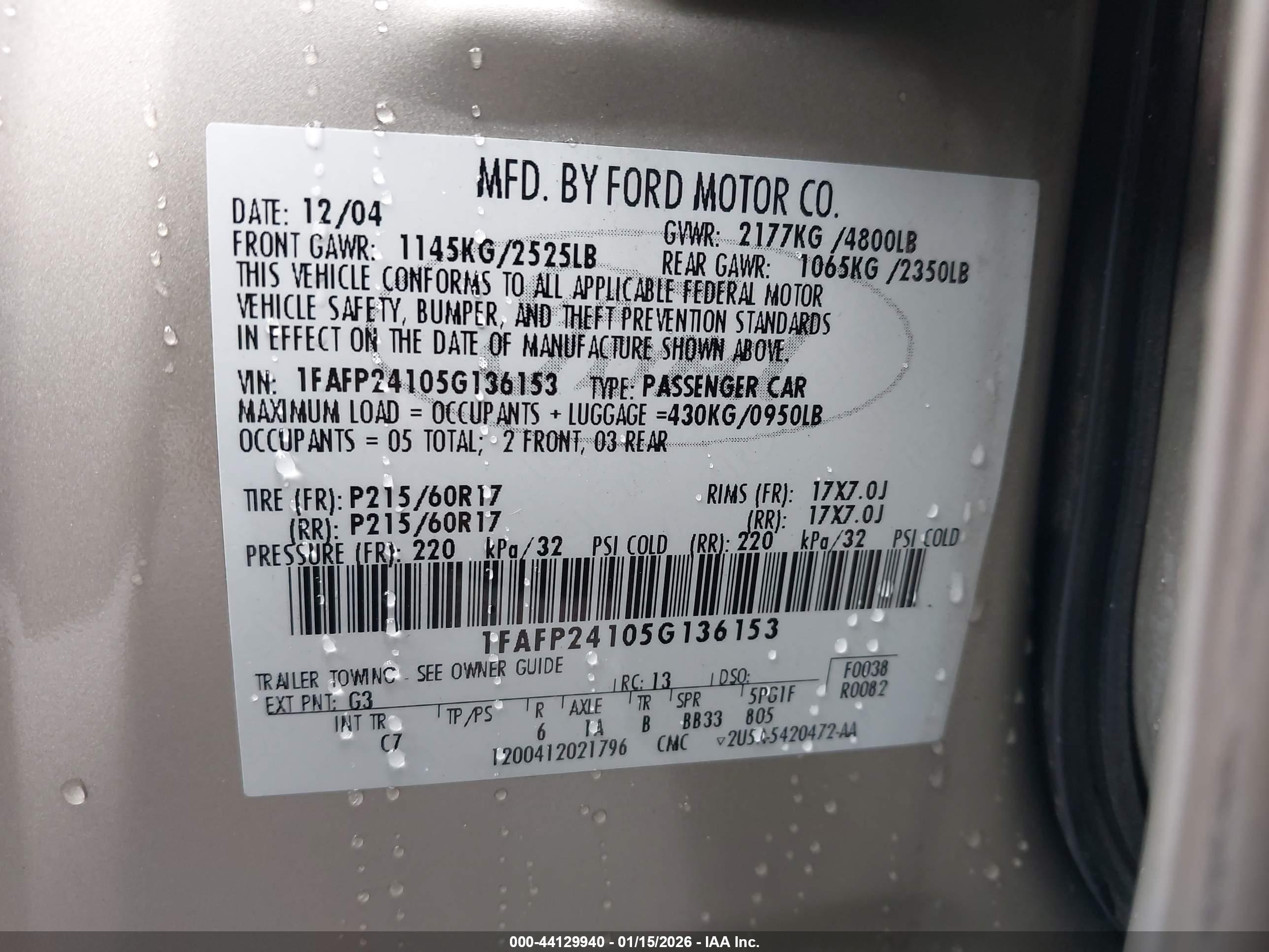 FORD FIVE image 9
