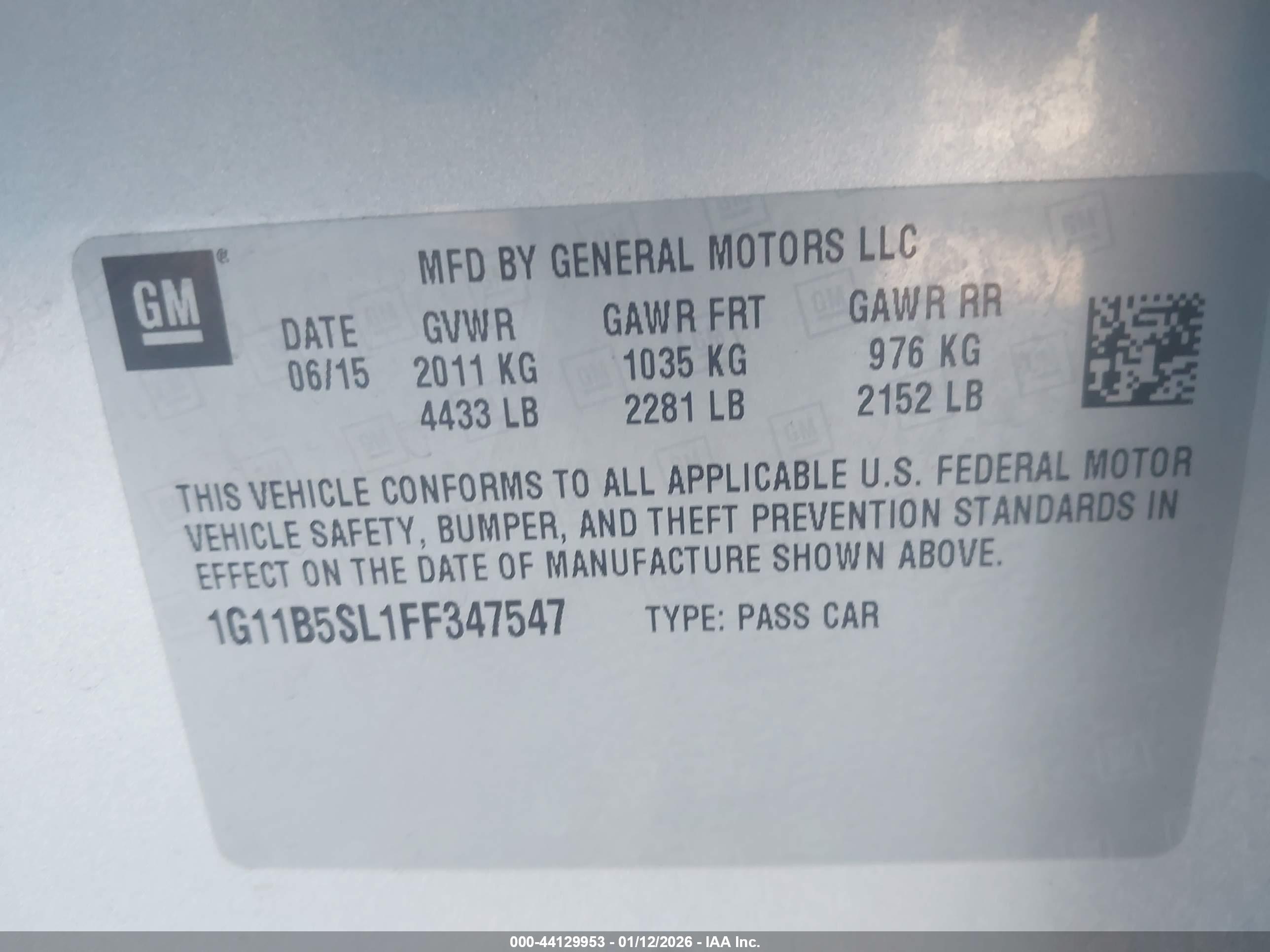 CHEVROLET MALIBU image 9