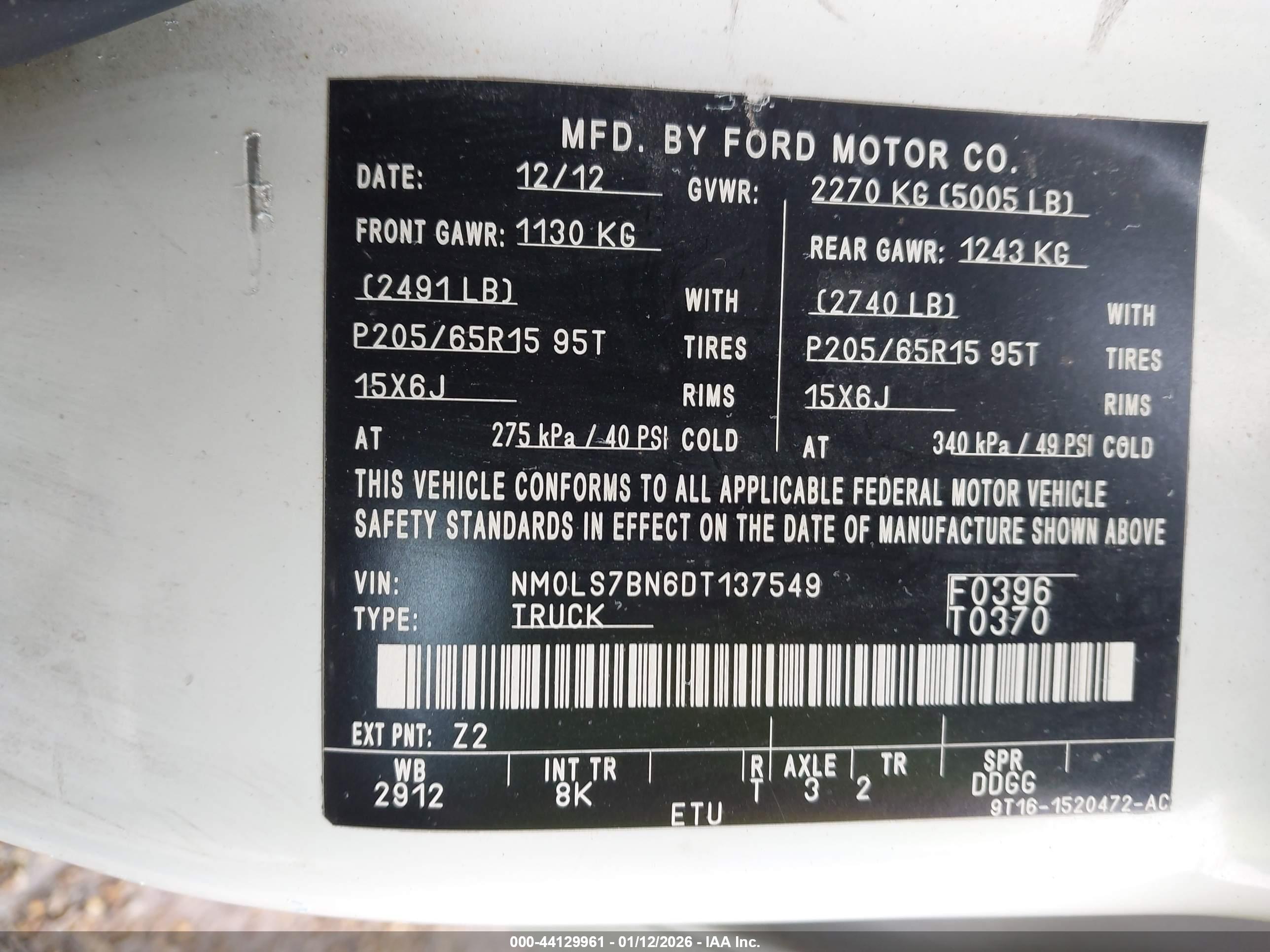 FORD TRANSIT image 9
