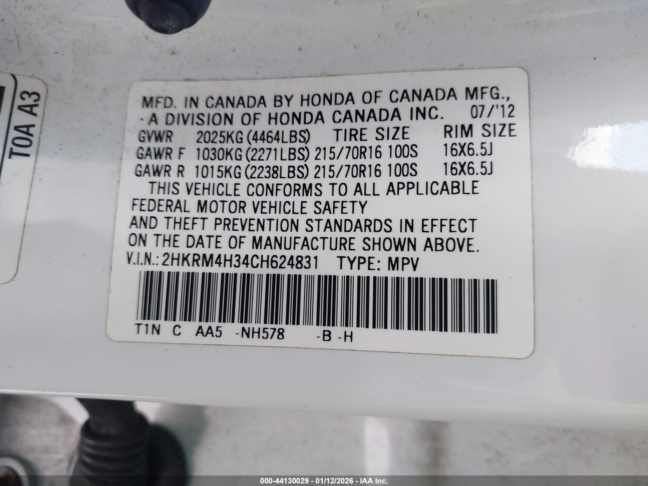 HONDA CR-V image 9