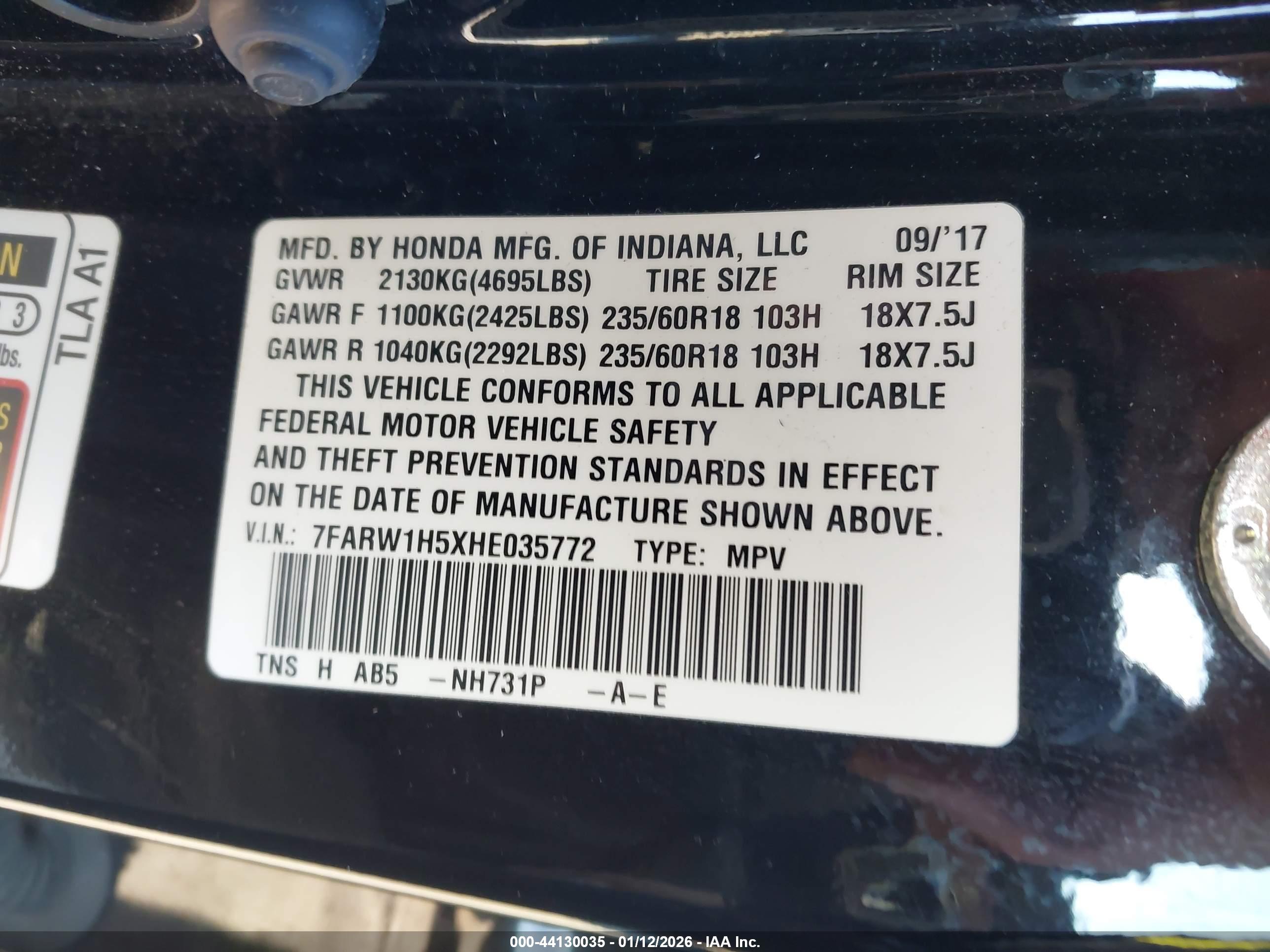 HONDA CR-V image 9