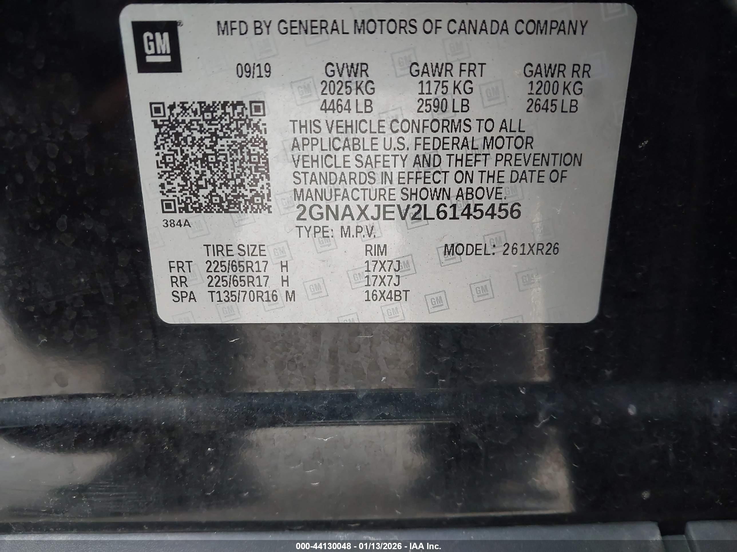 CHEVROLET EQUINOX image 9