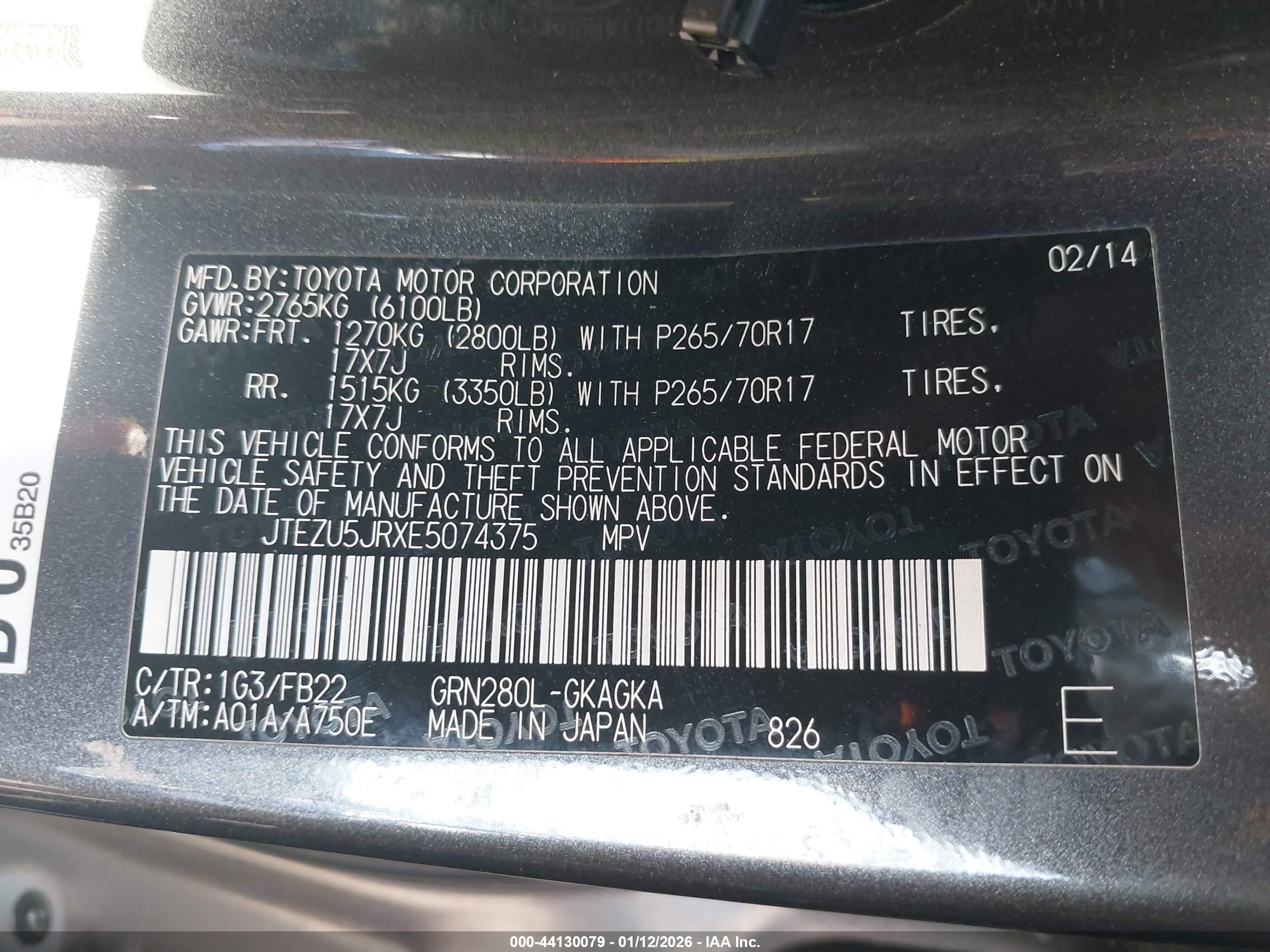 TOYOTA 4RUNNER image 9