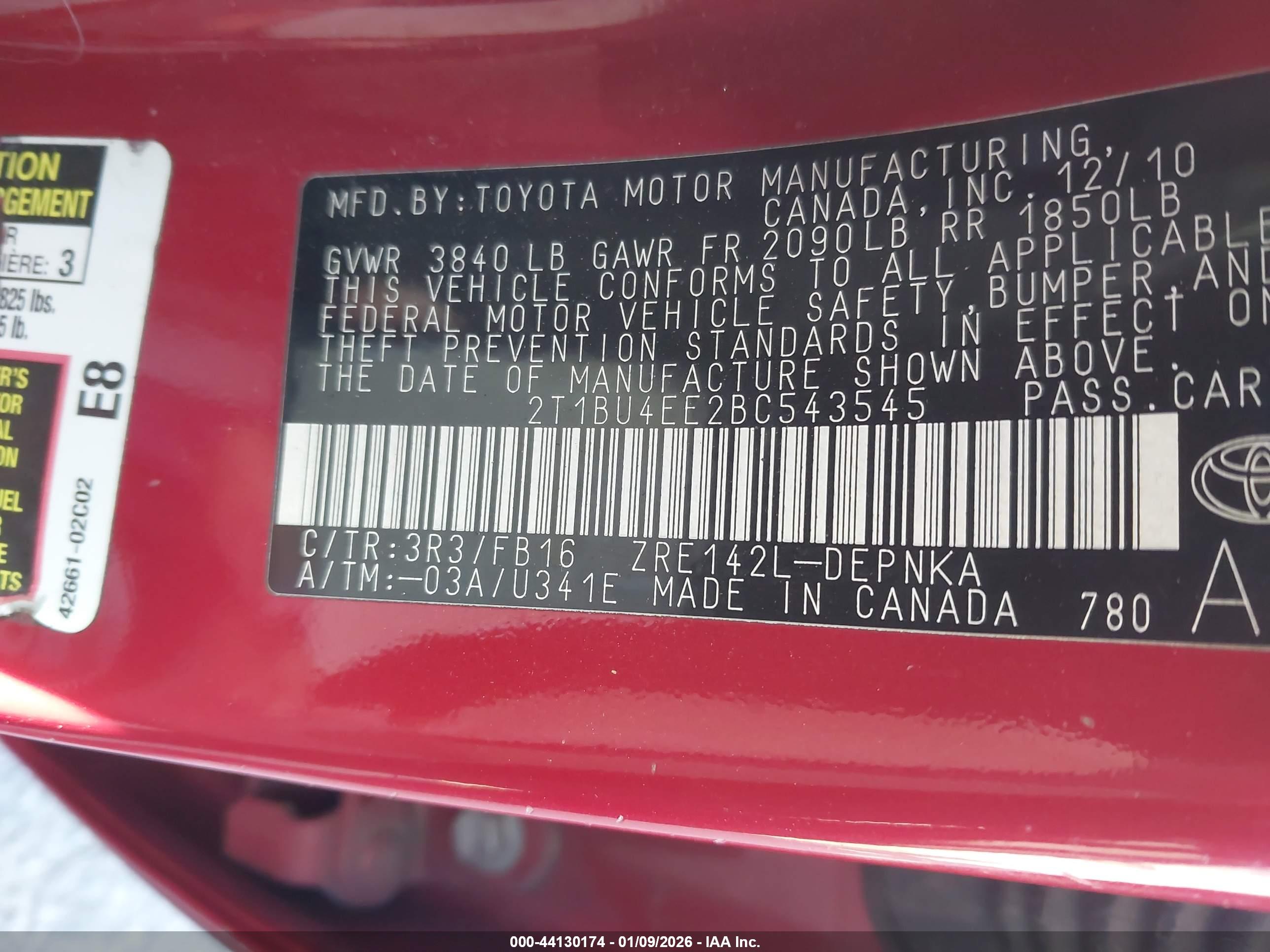 TOYOTA COROLLA image 9