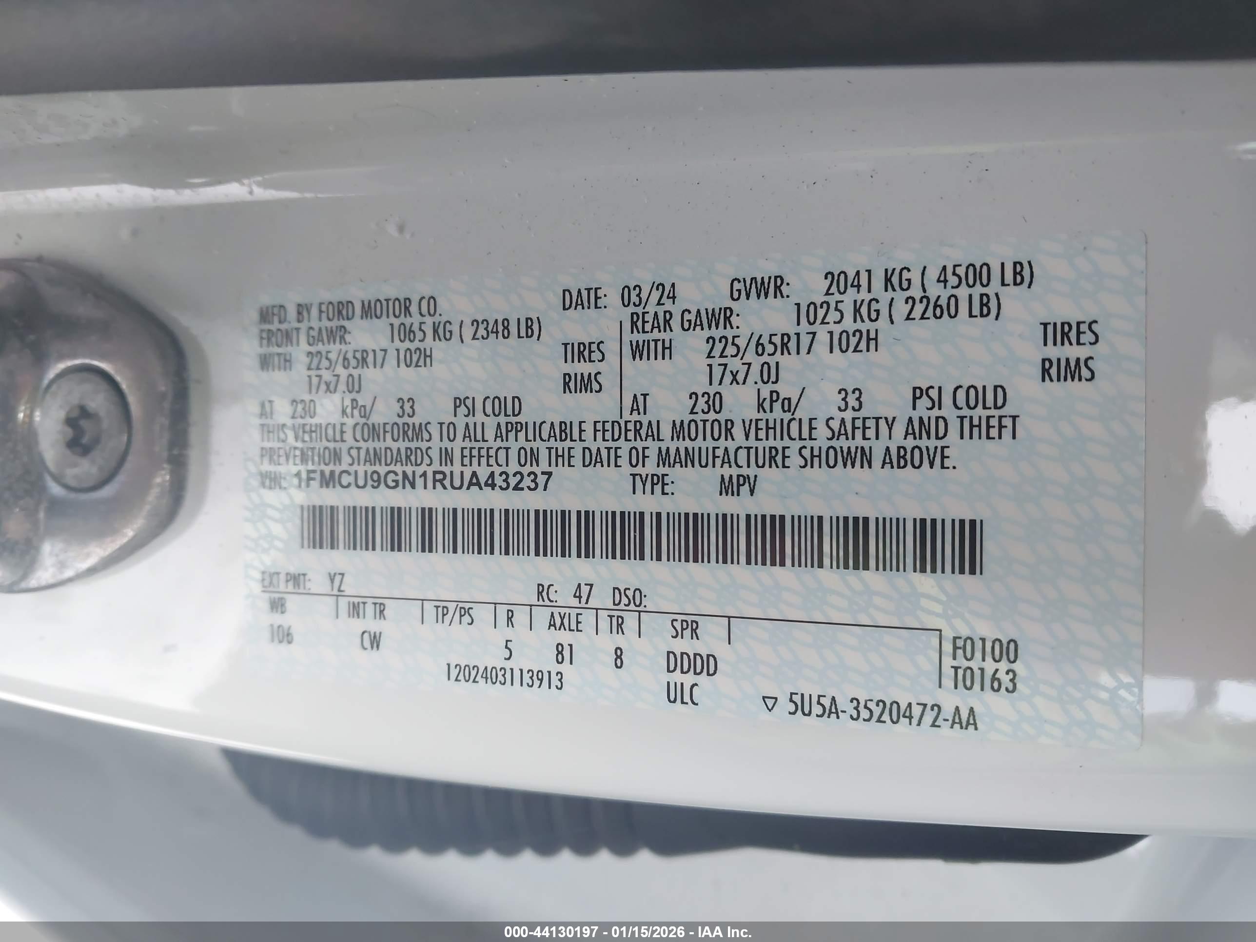 FORD ESCAPE image 9