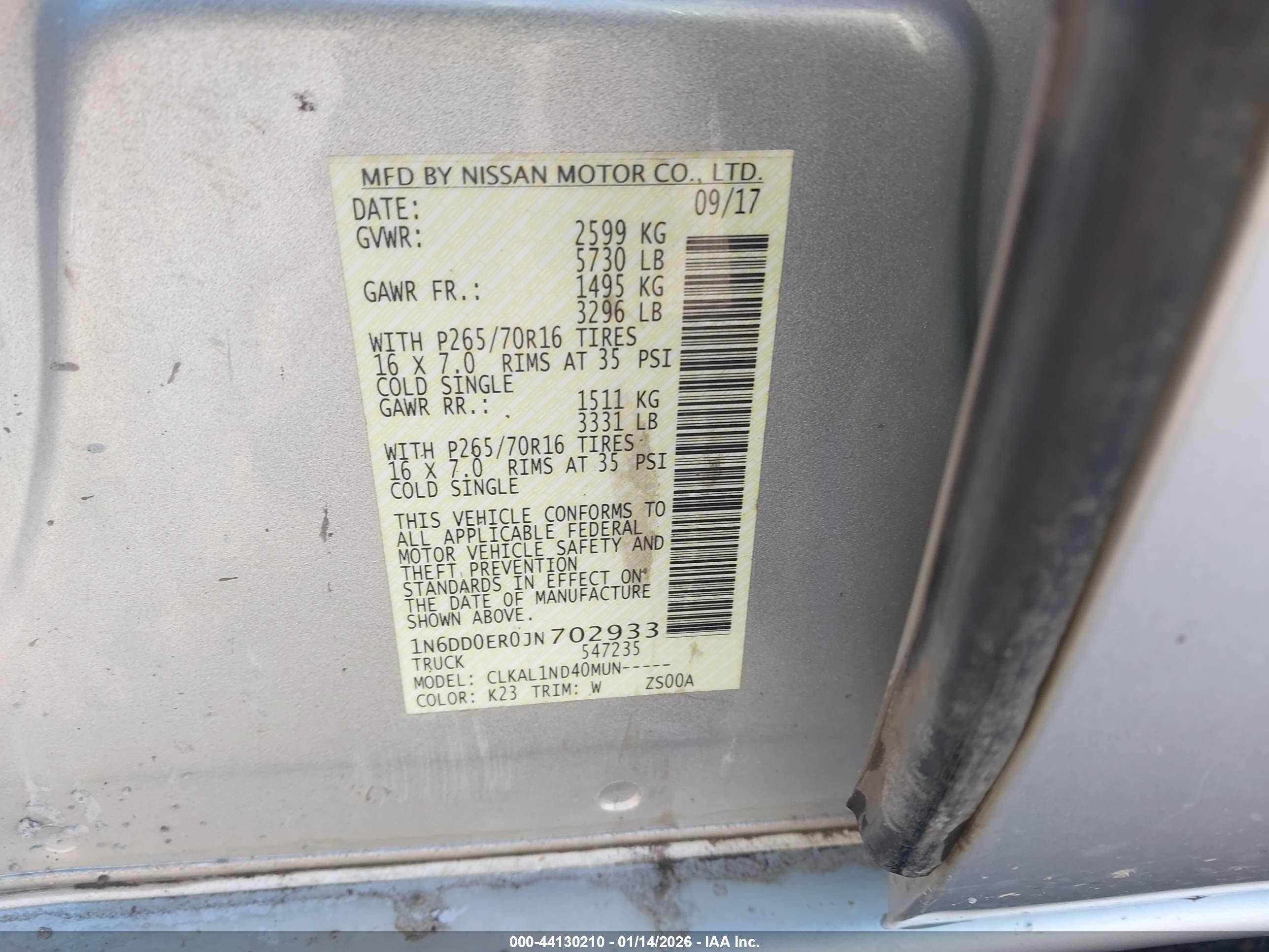 NISSAN FRONTIER image 9