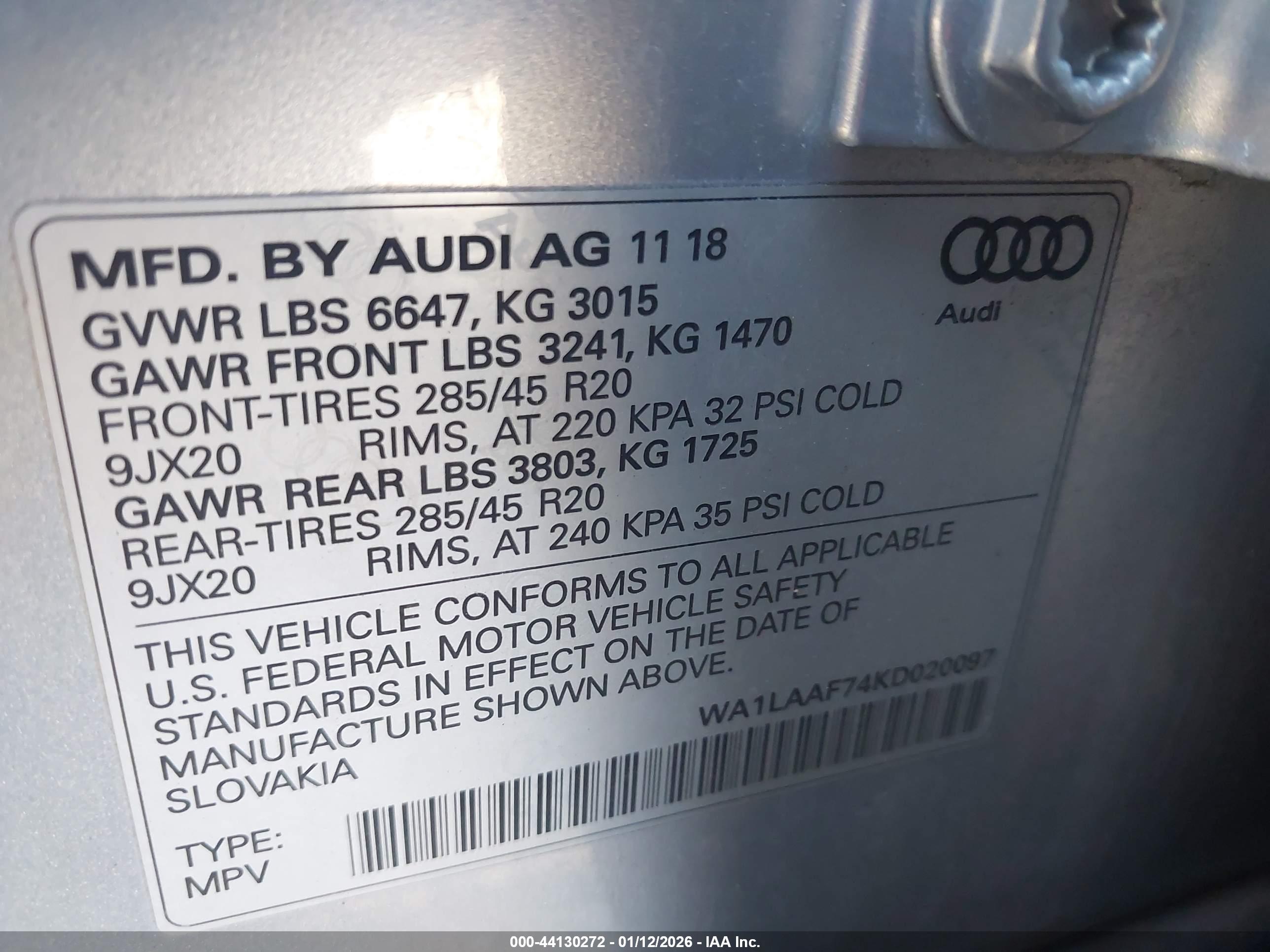 AUDI Q7 image 9