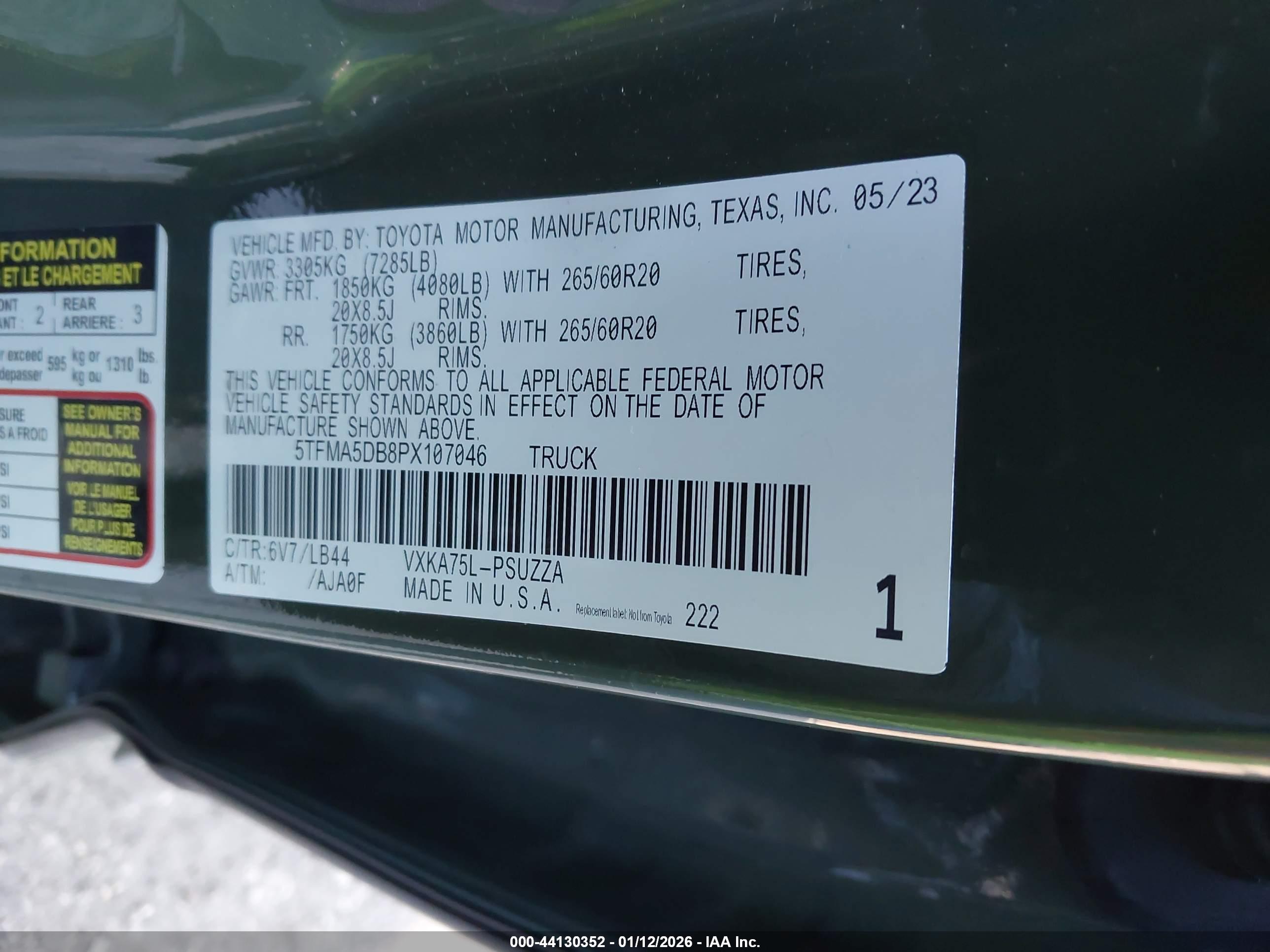 TOYOTA TUNDRA image 9
