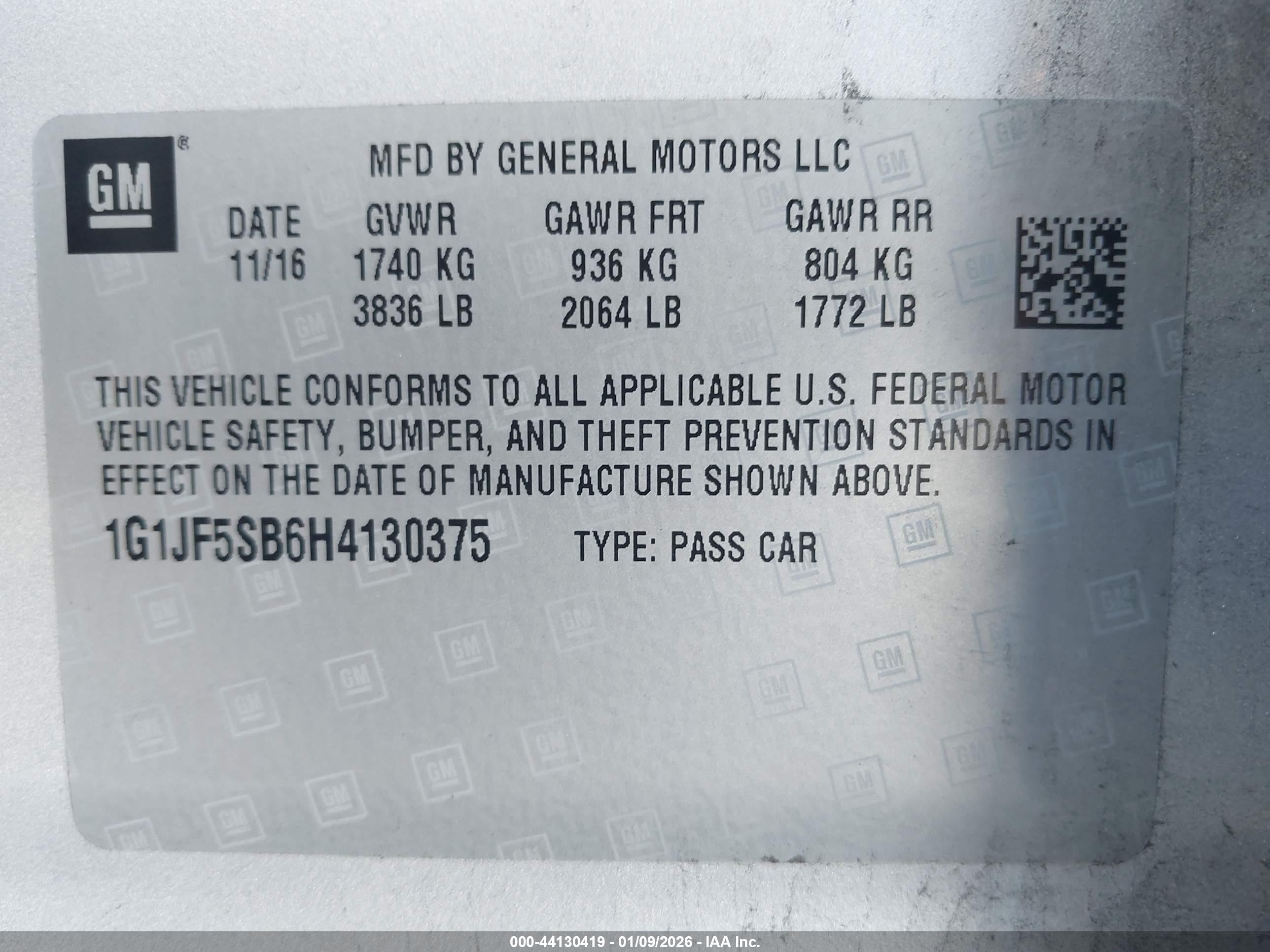 CHEVROLET SONIC image 9