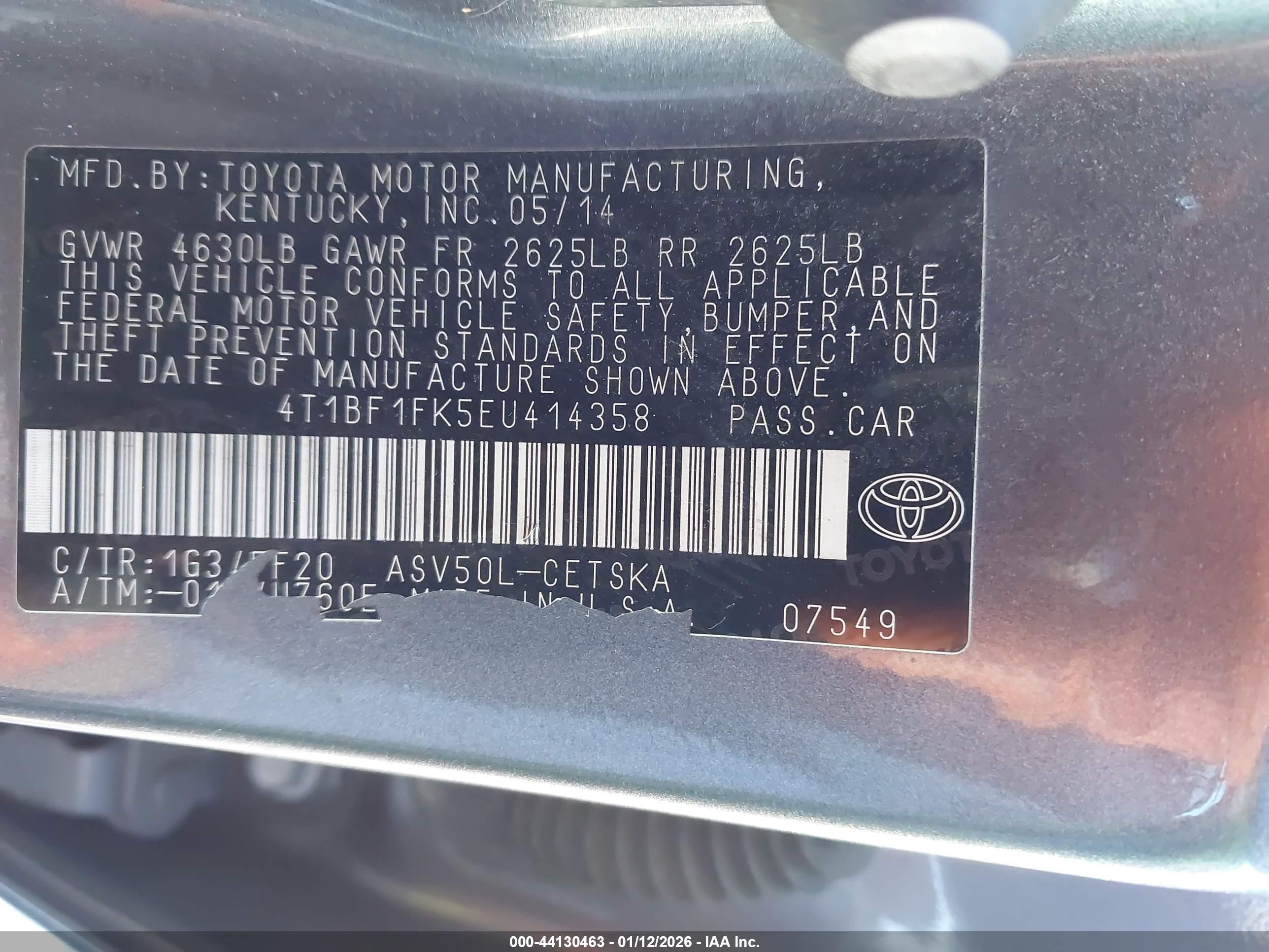 TOYOTA CAMRY image 9