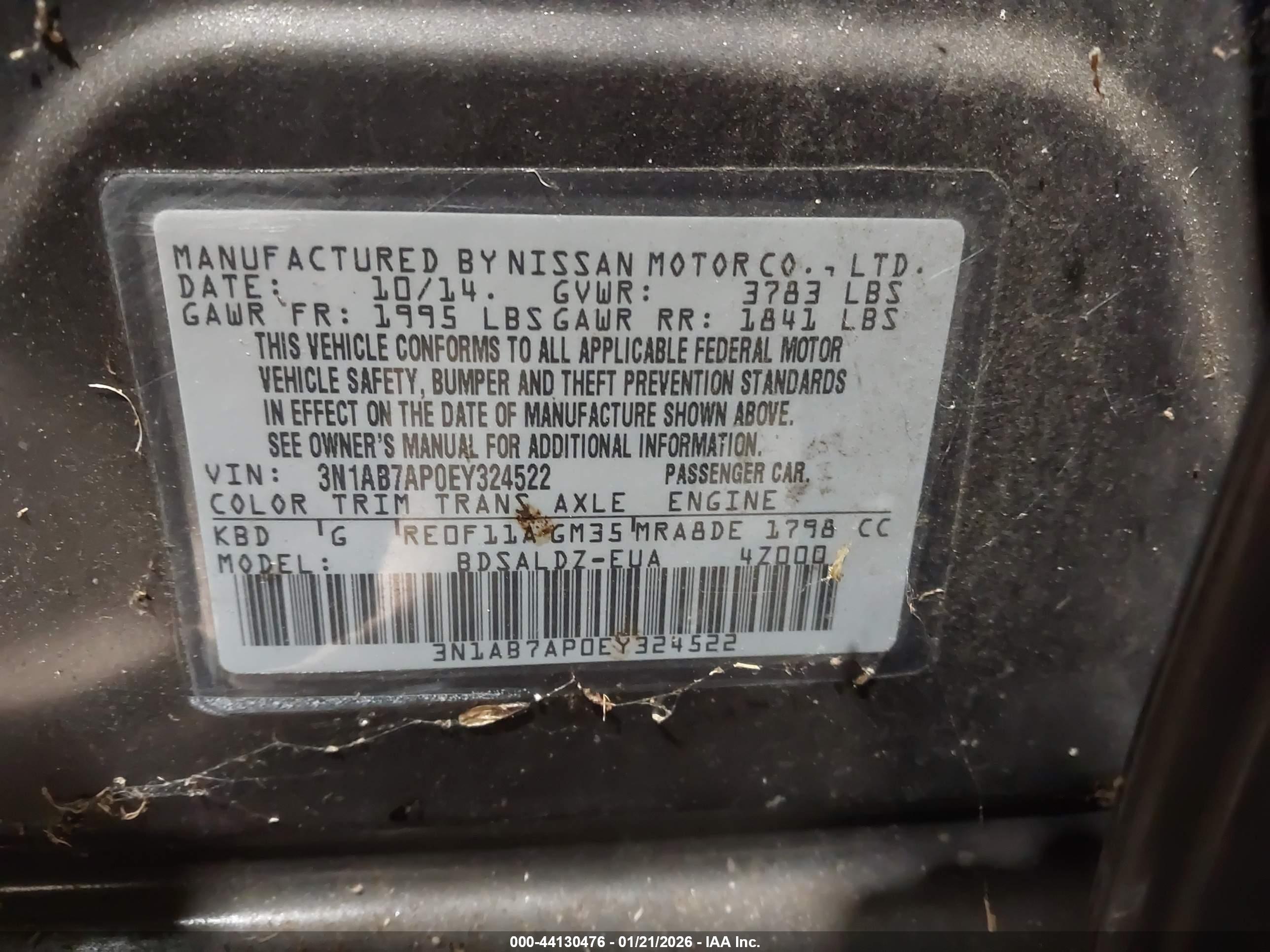 NISSAN SENTRA image 9