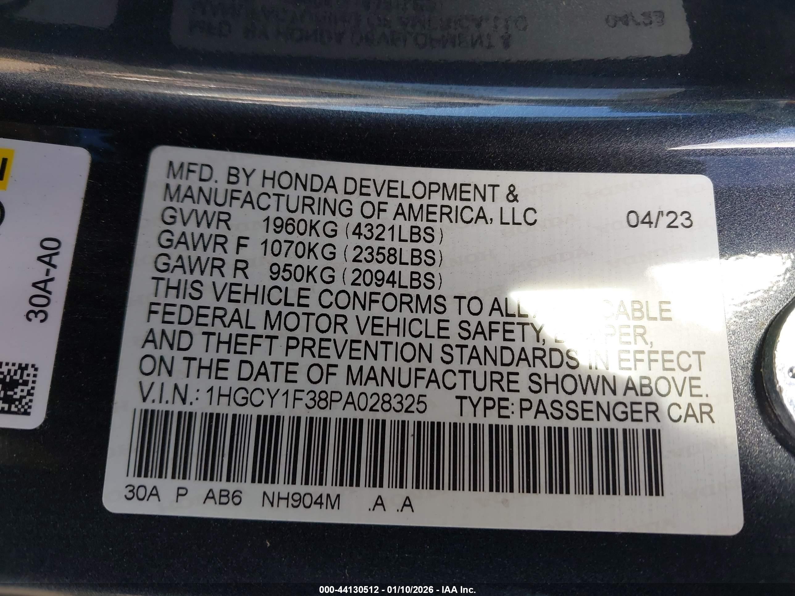 HONDA ACCORD image 9