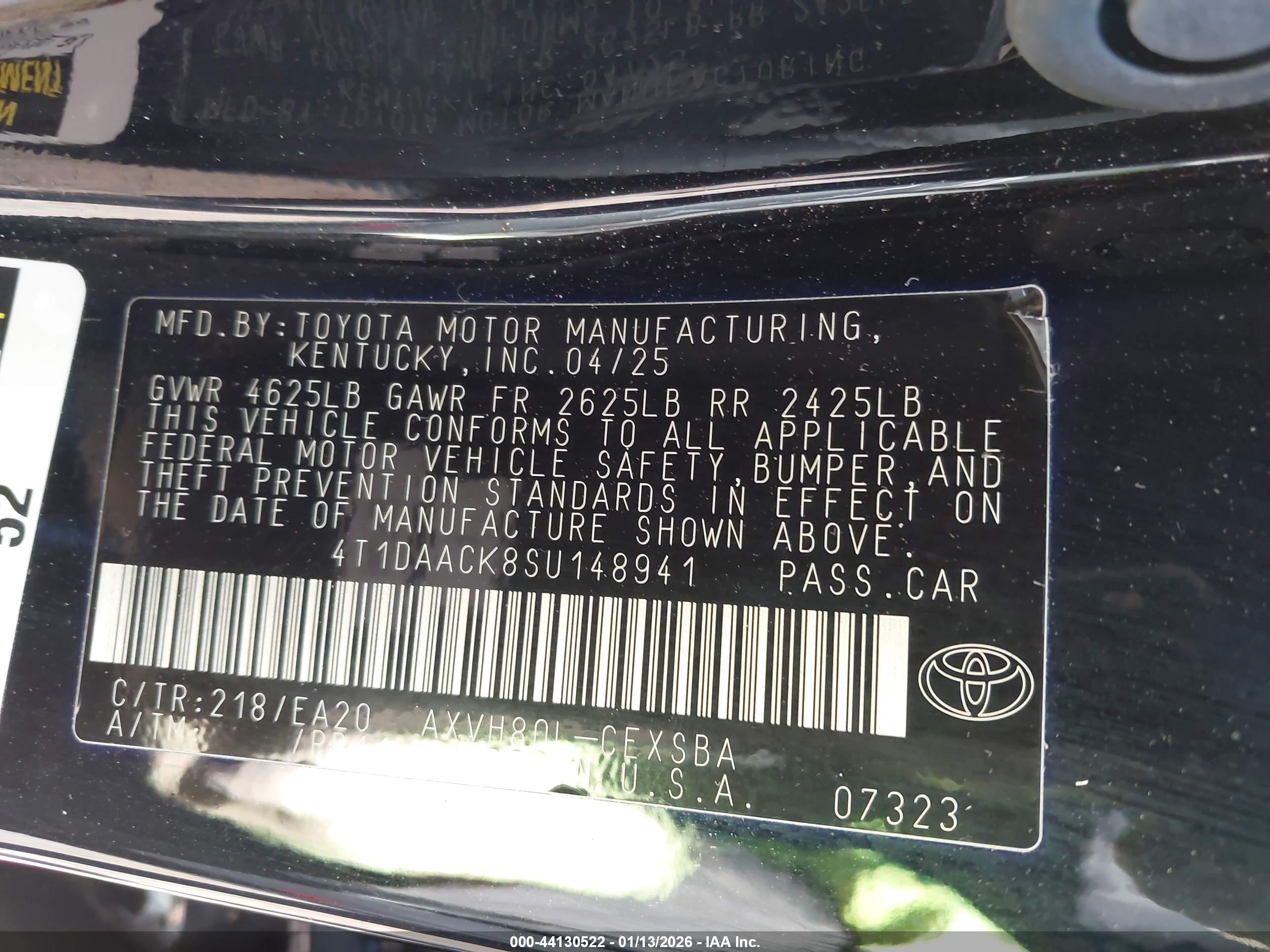 TOYOTA CAMRY image 9