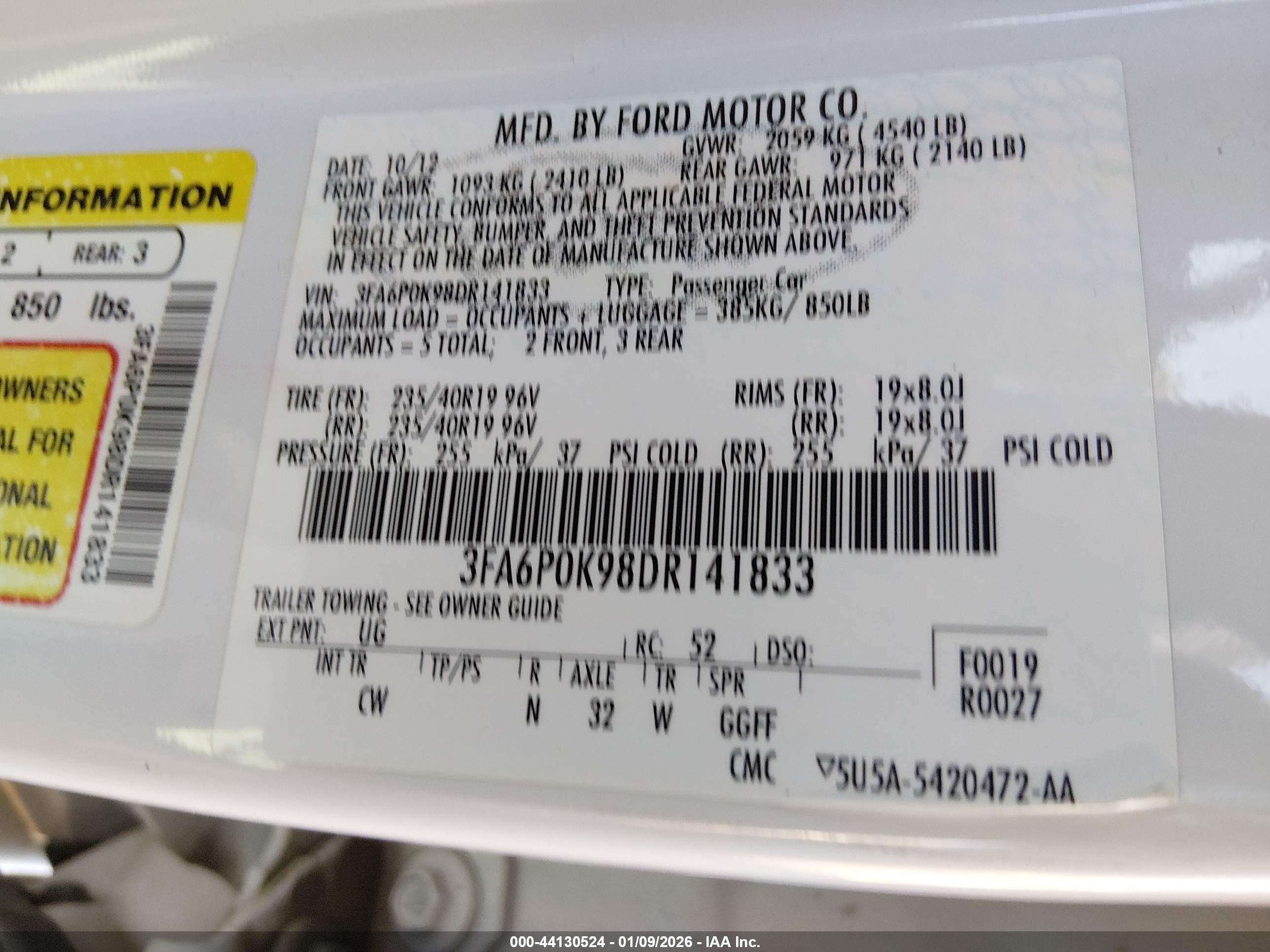 FORD FUSION image 9