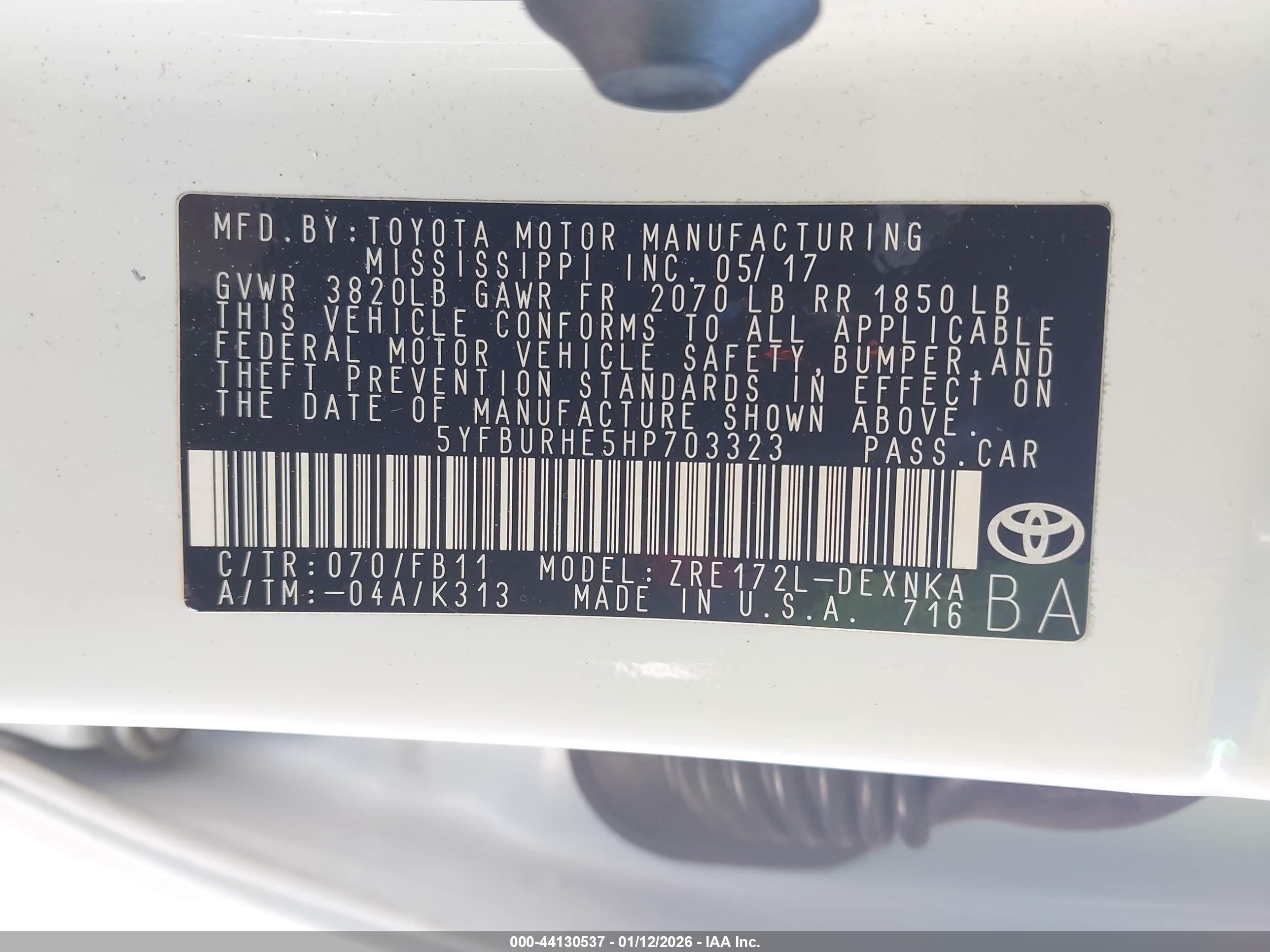 TOYOTA COROLLA image 9