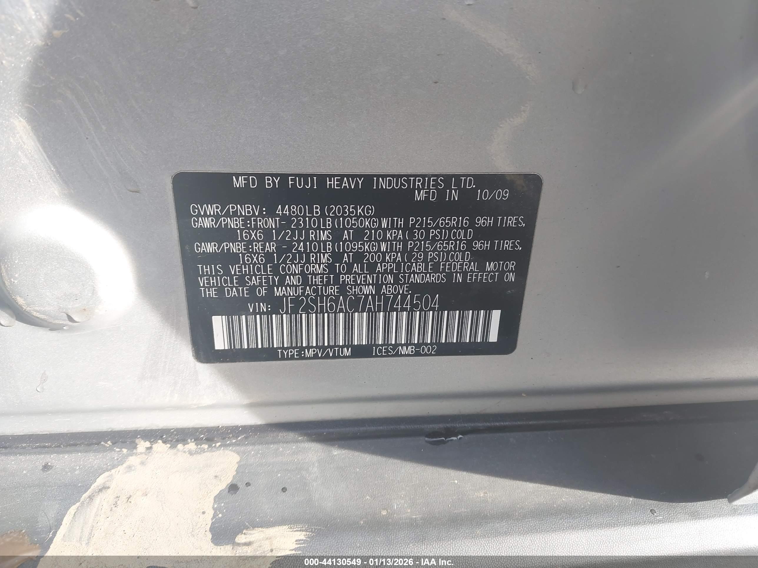 SUBARU FORESTER image 9
