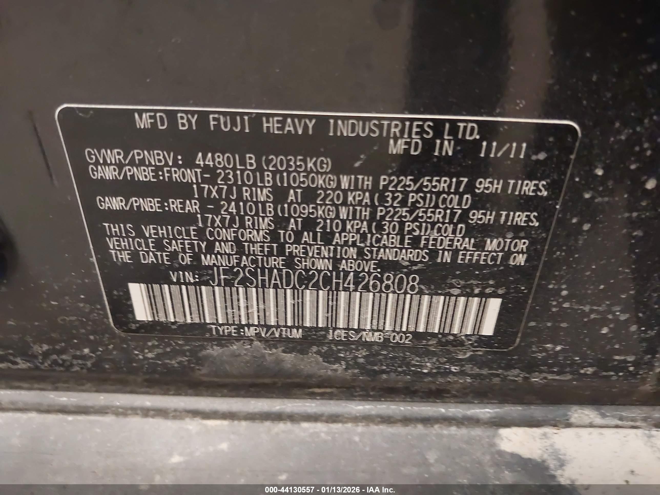 SUBARU FORESTER image 9