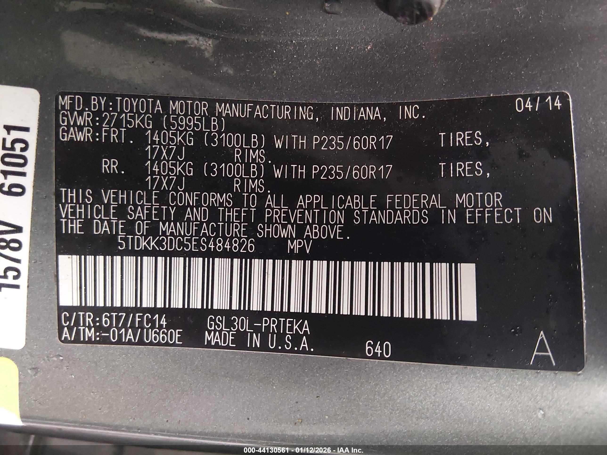 TOYOTA SIENNA image 9