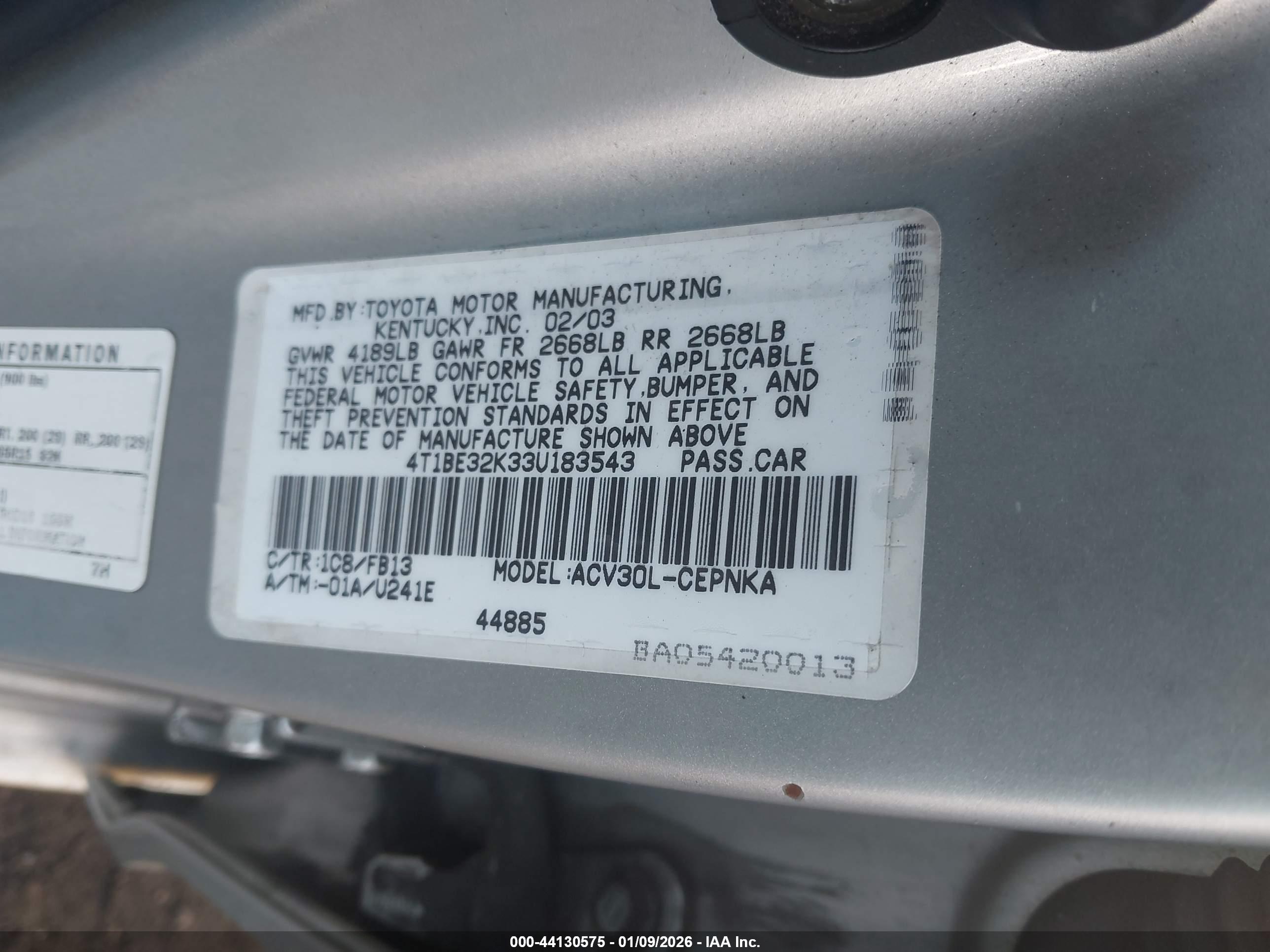 TOYOTA CAMRY image 9