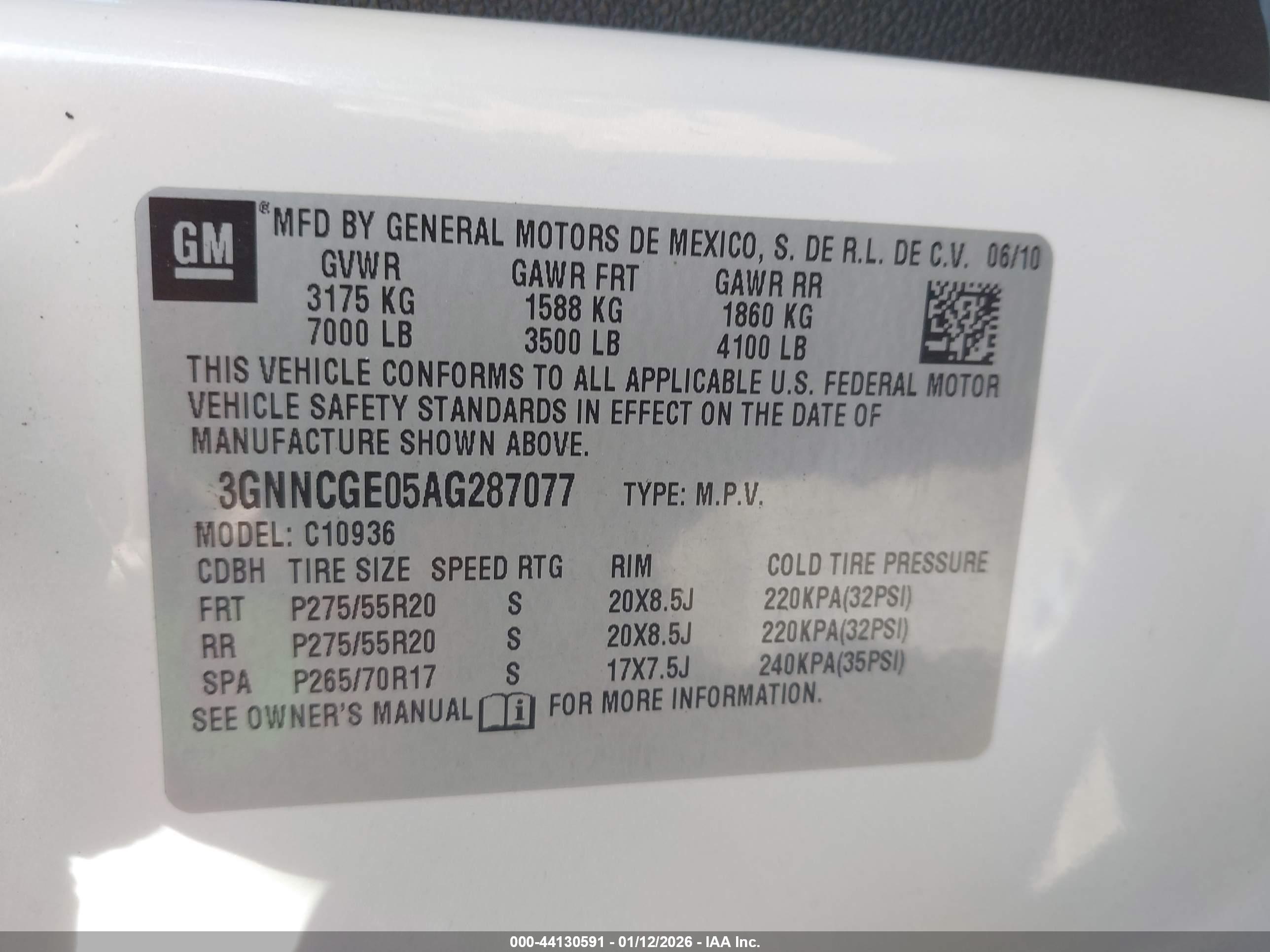 CHEVROLET AVALANCHE image 9