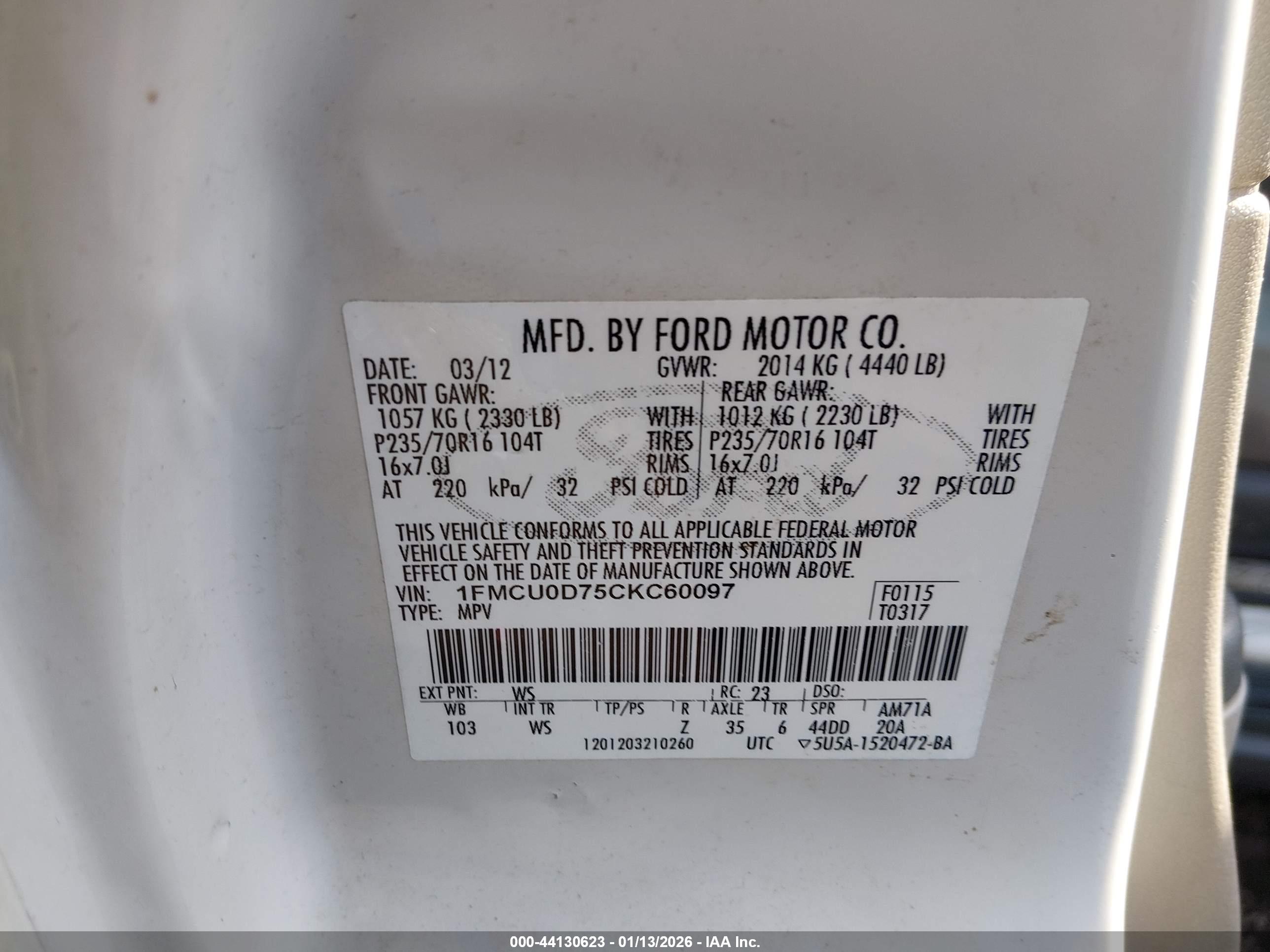 FORD ESCAPE image 9