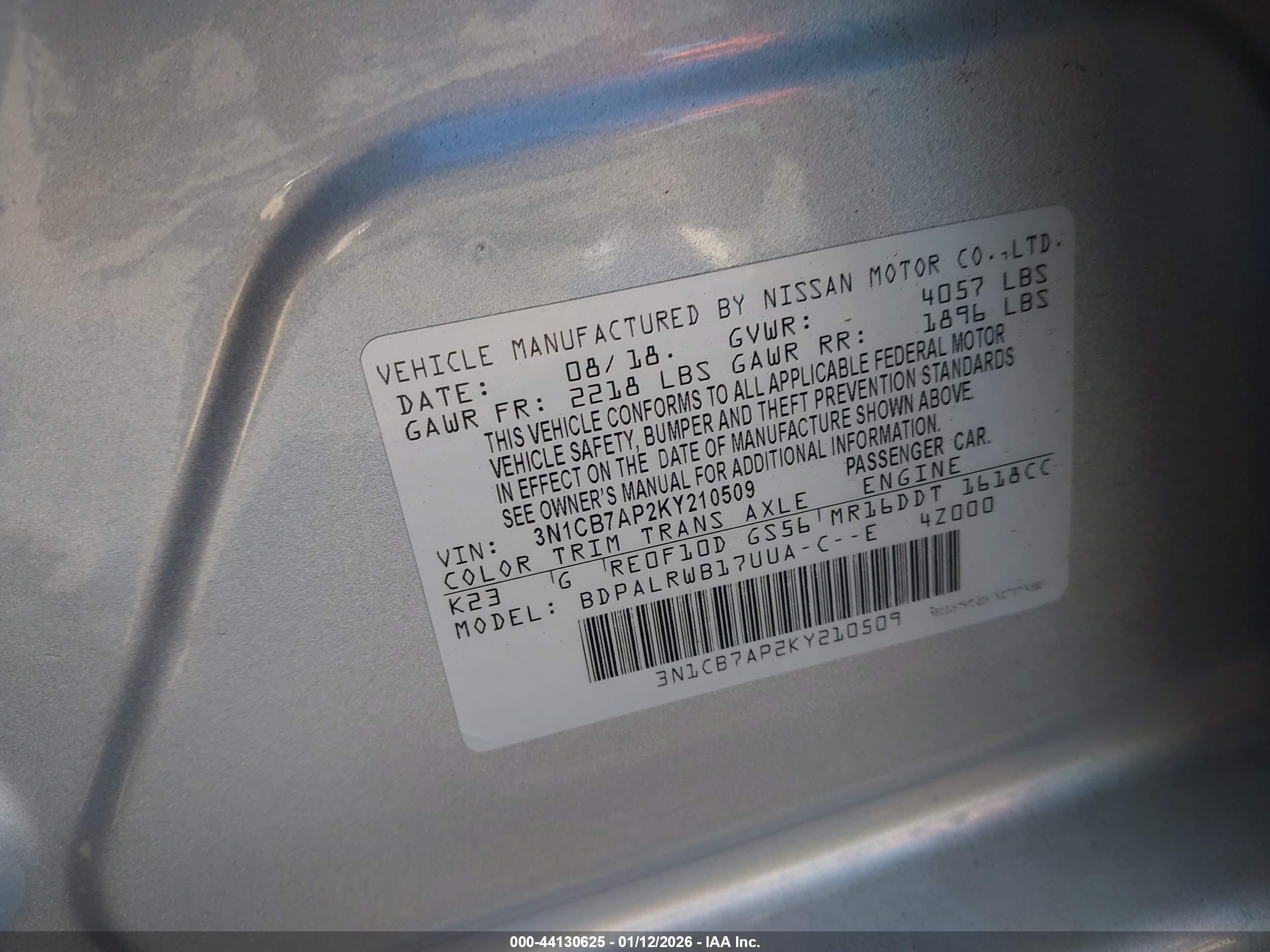 NISSAN SENTRA image 9