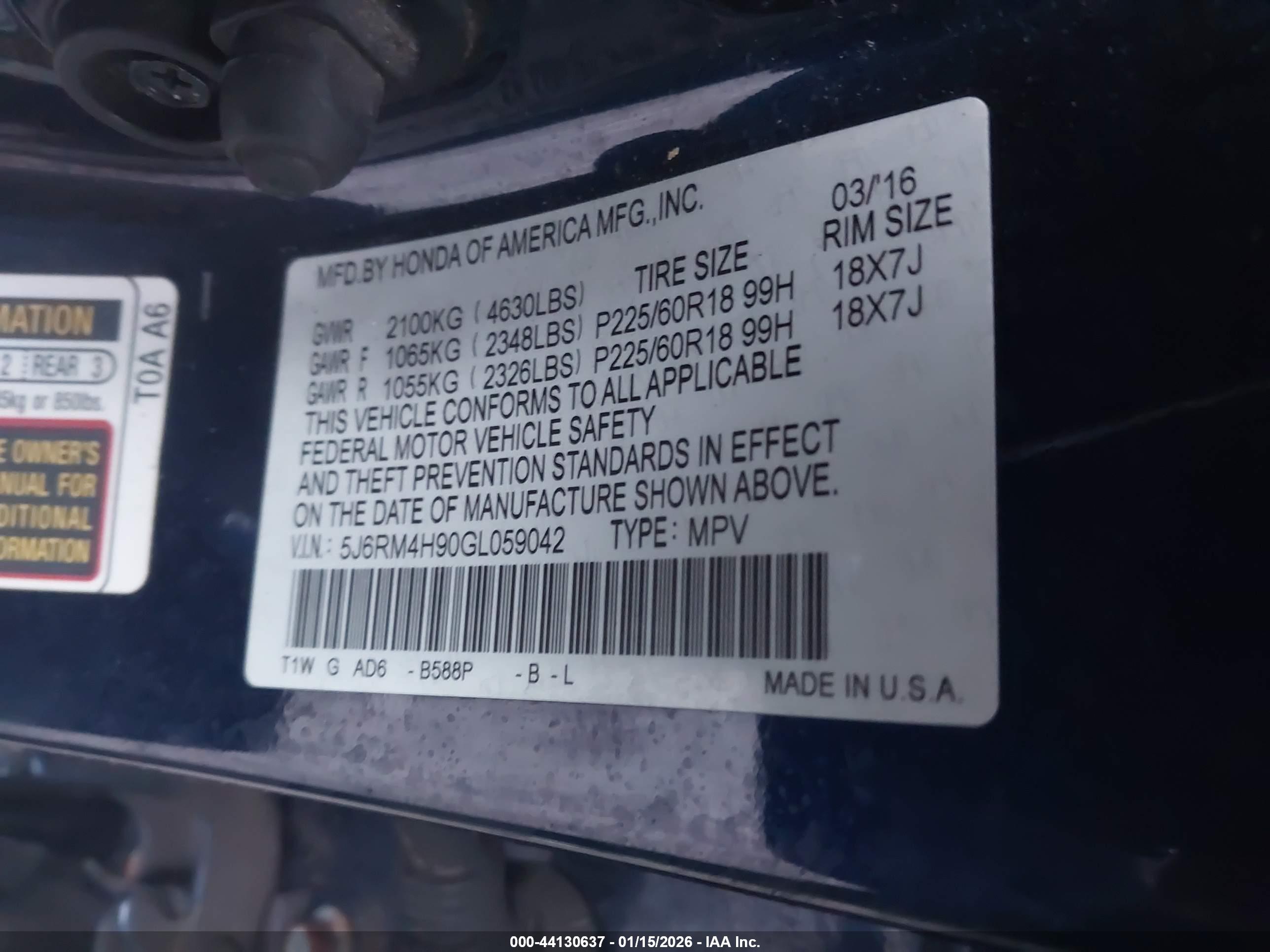 HONDA CR-V image 9