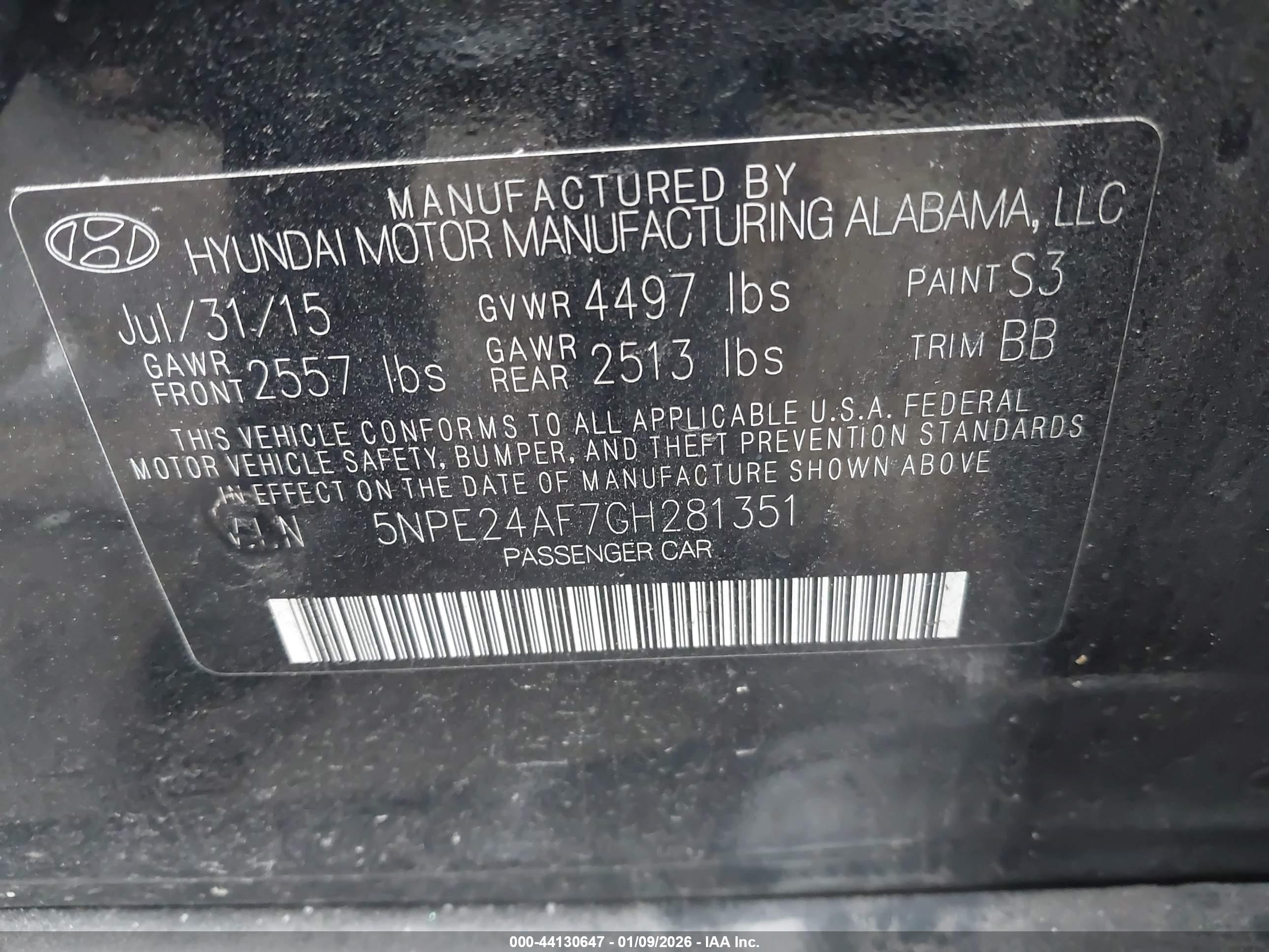 HYUNDAI SONATA image 9