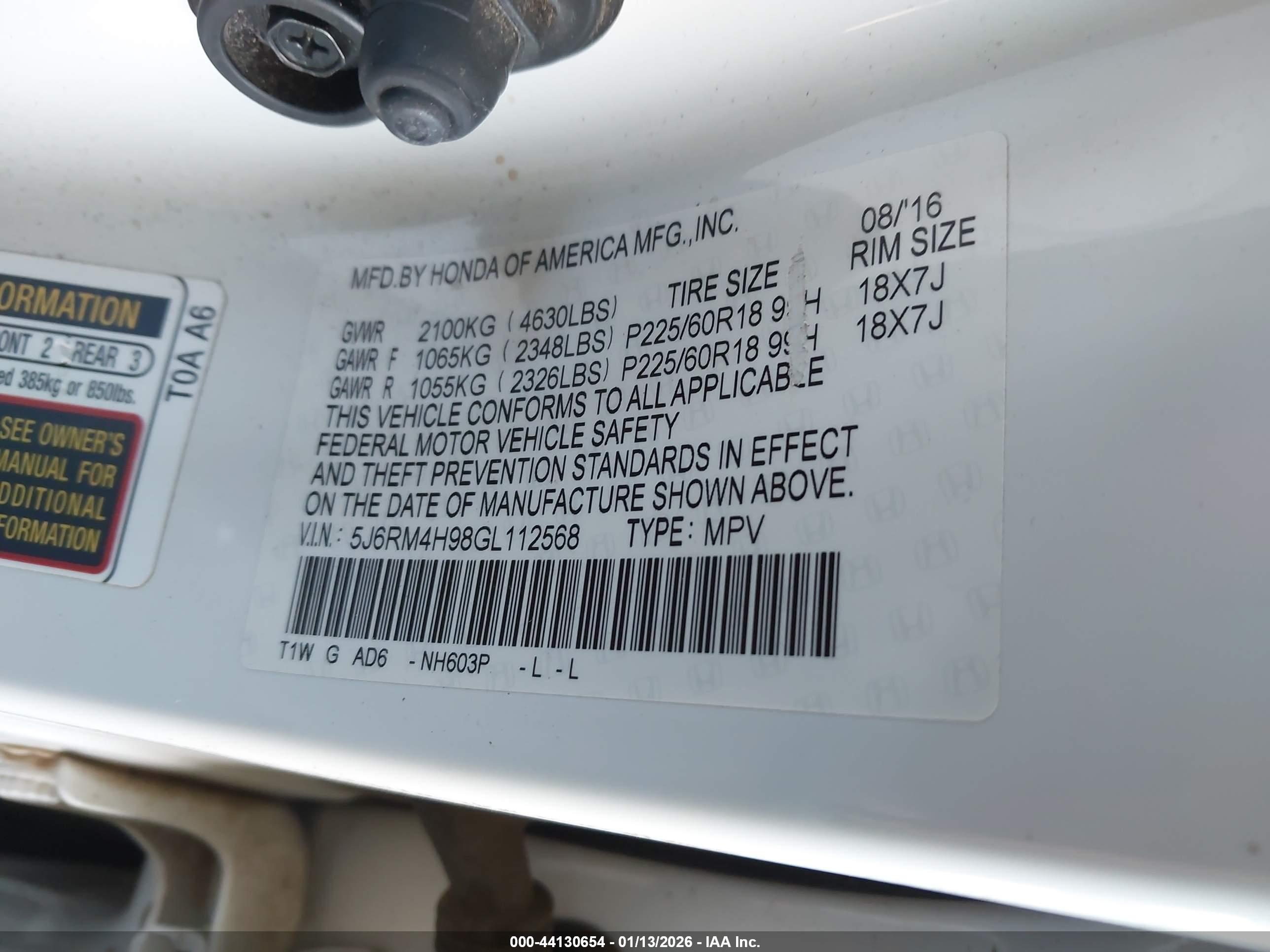 HONDA CR-V image 9