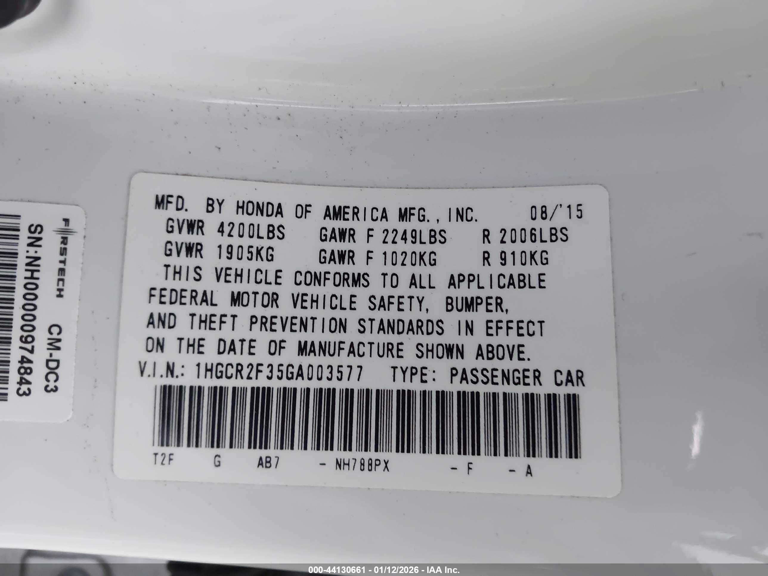 HONDA ACCORD image 9