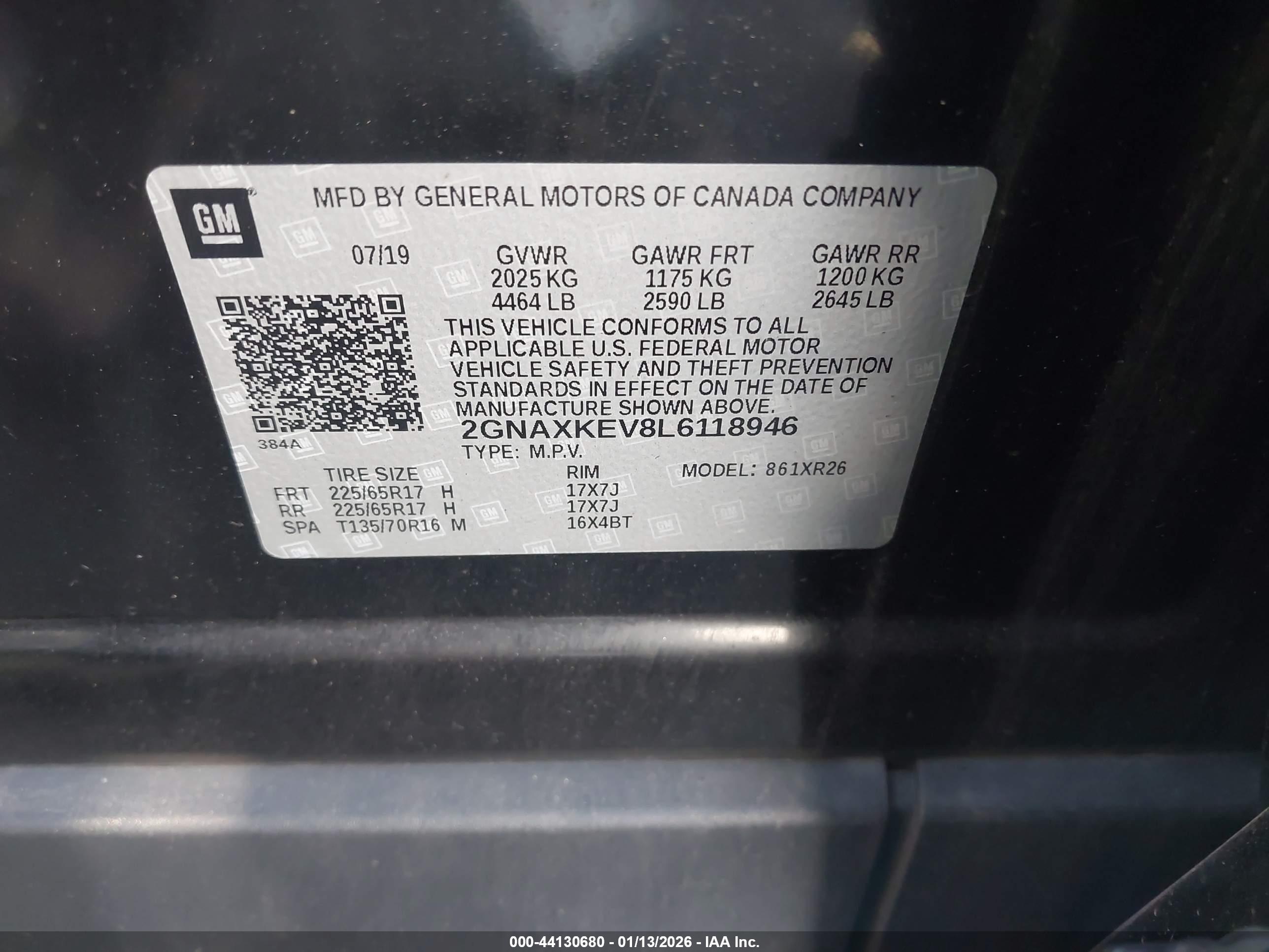 CHEVROLET EQUINOX image 9